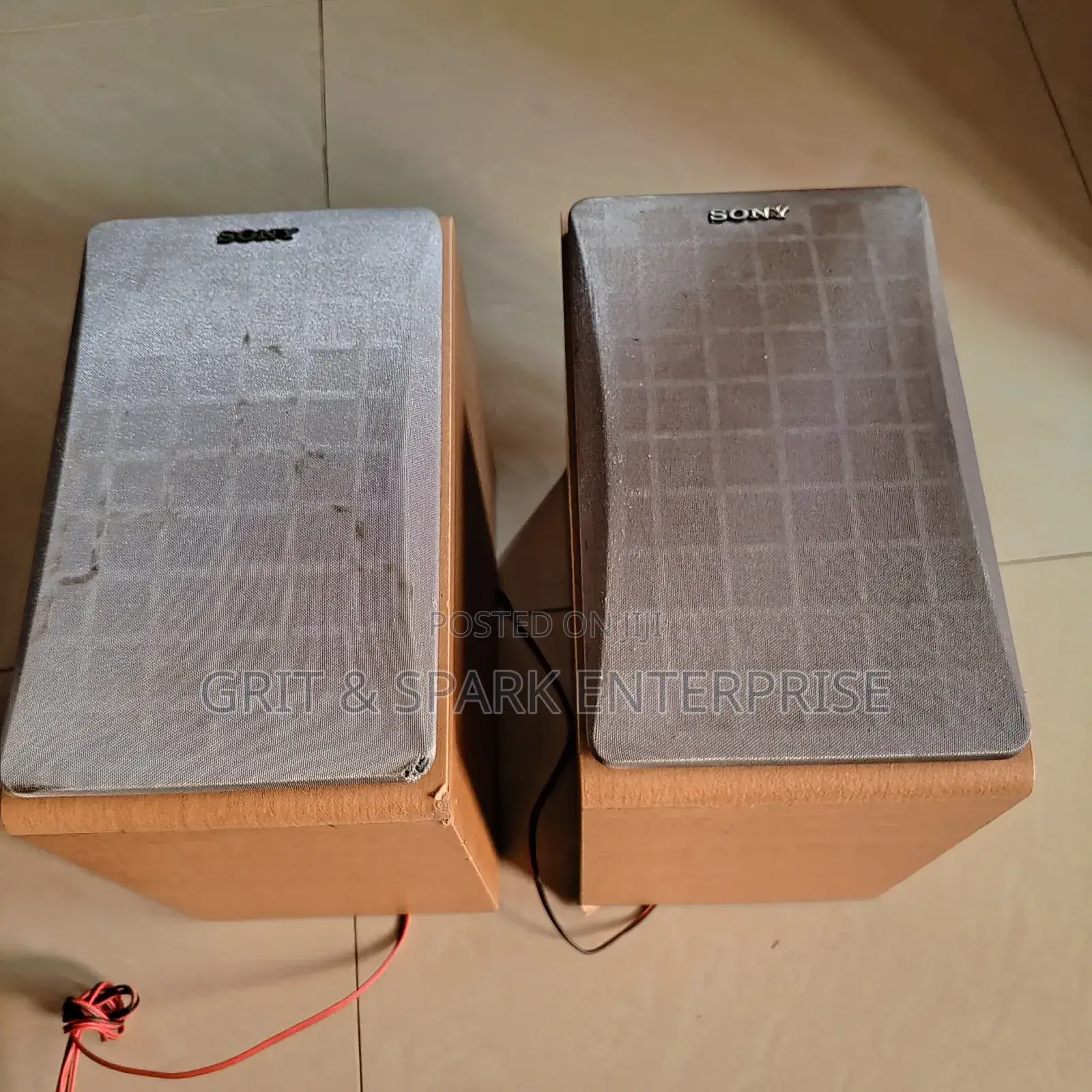 Powerful Sony Speakers With Players From the Uk(Used)