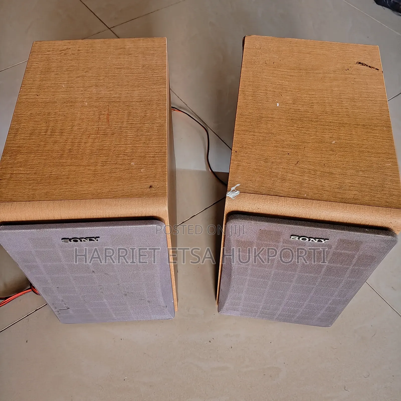 Powerful Sony Speakers With Players From the Uk(Used)