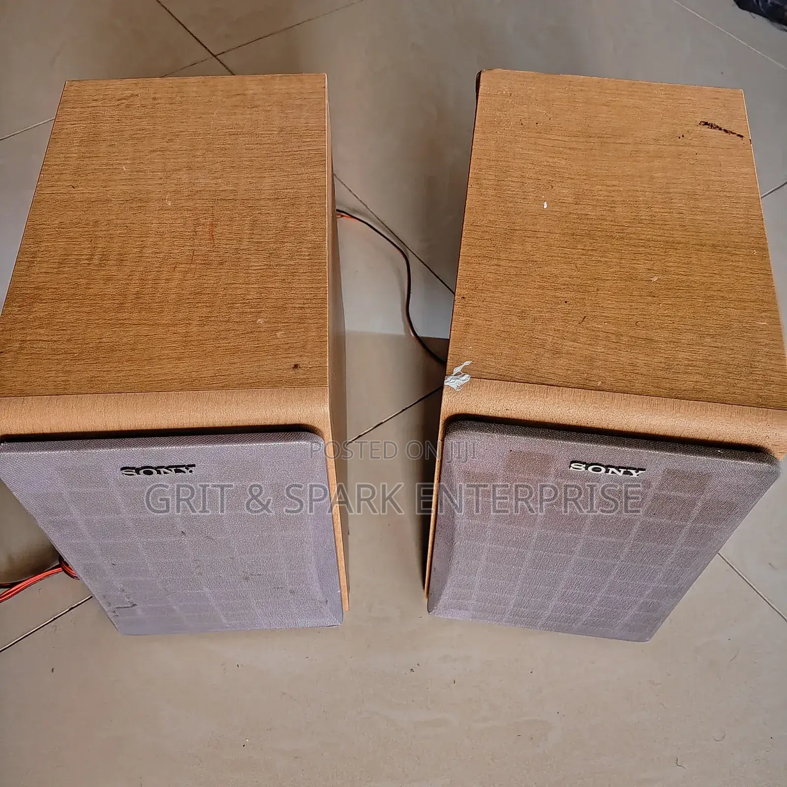 Powerful Sony Speakers With Players From the Uk(Used)