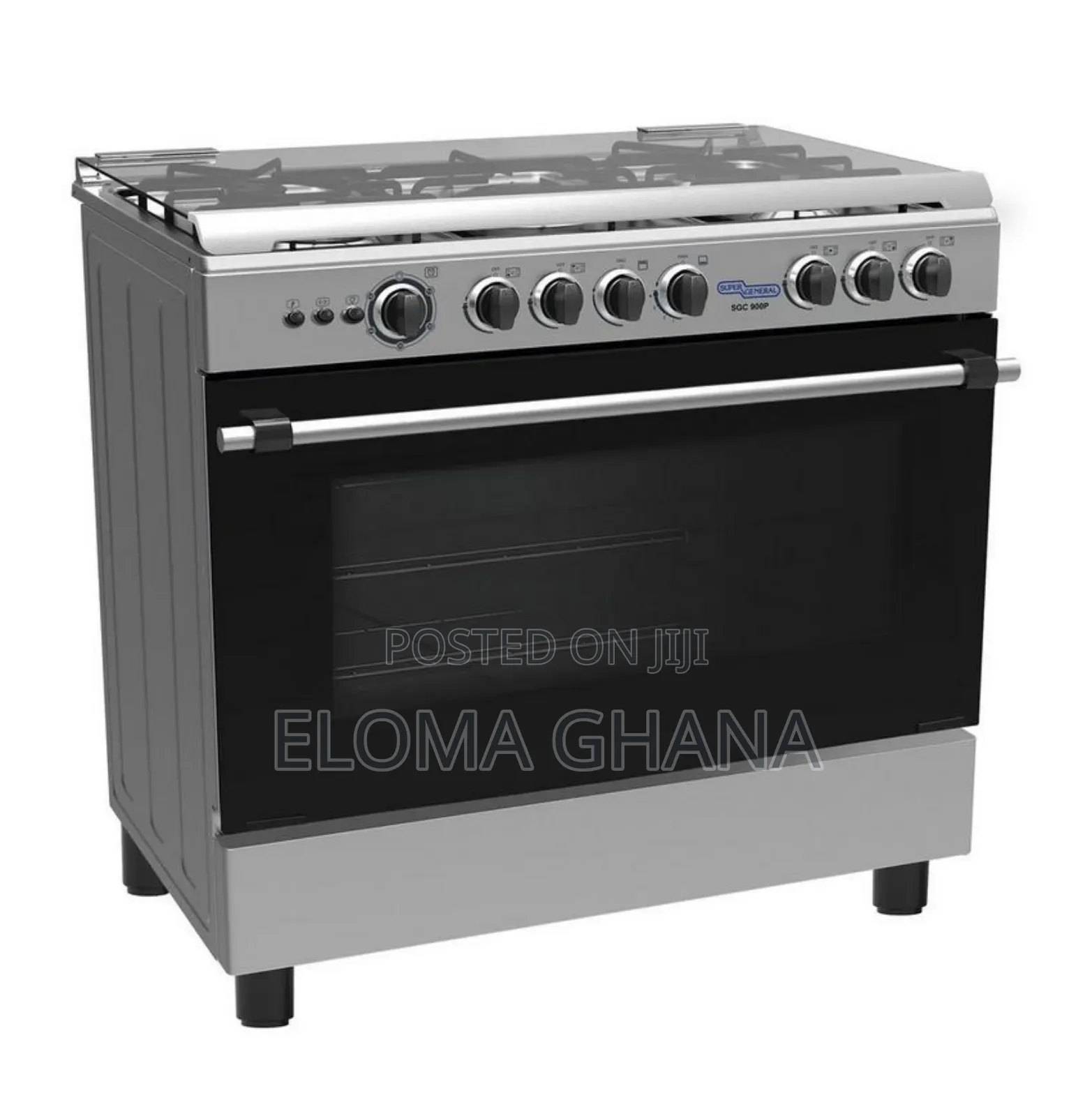 The Sigma Is a 90x60 Cm Freestanding 5 Burner Gas Cooker