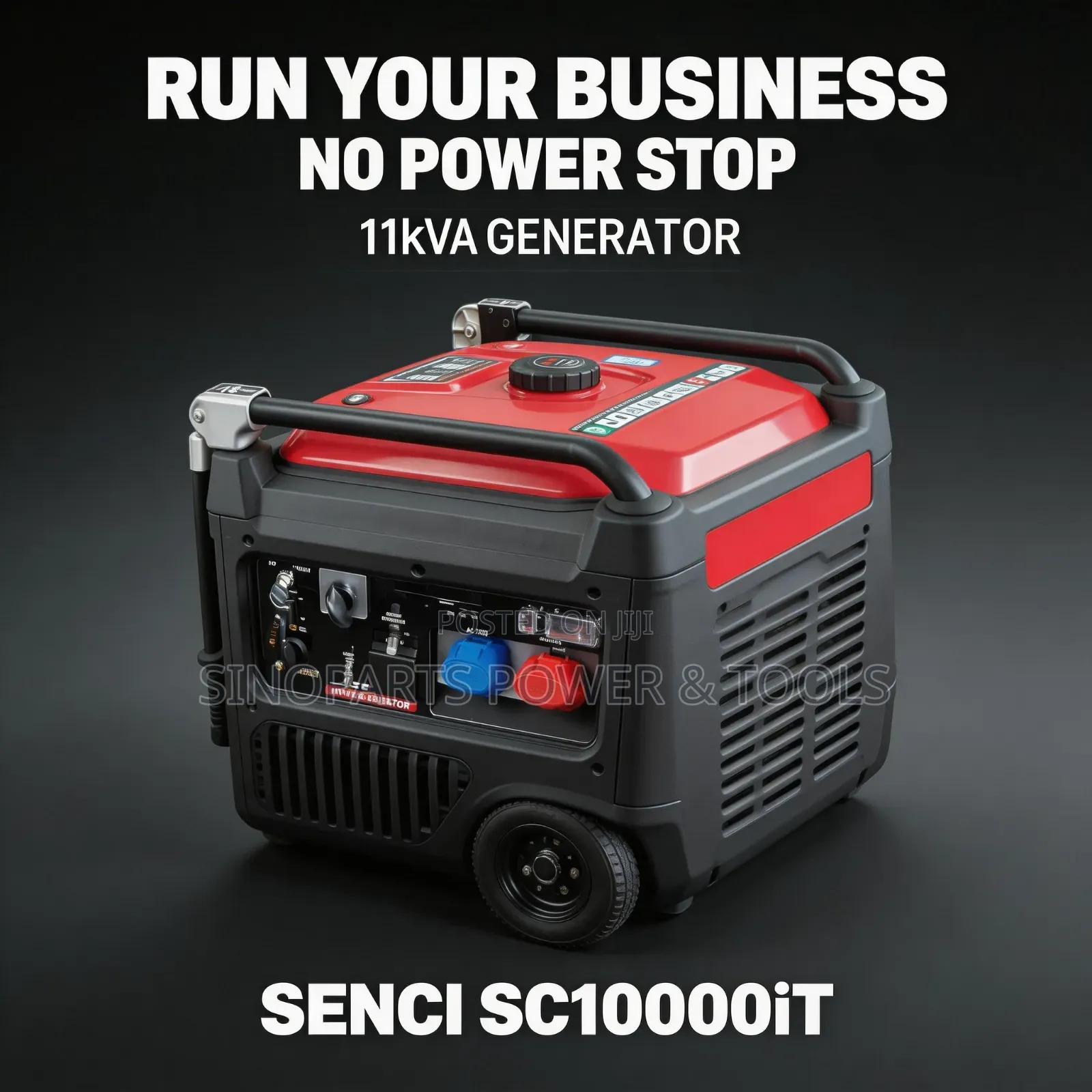 Senci Sc10000it 11kva Silent Inverter Generator Petrol Fuel Saving
