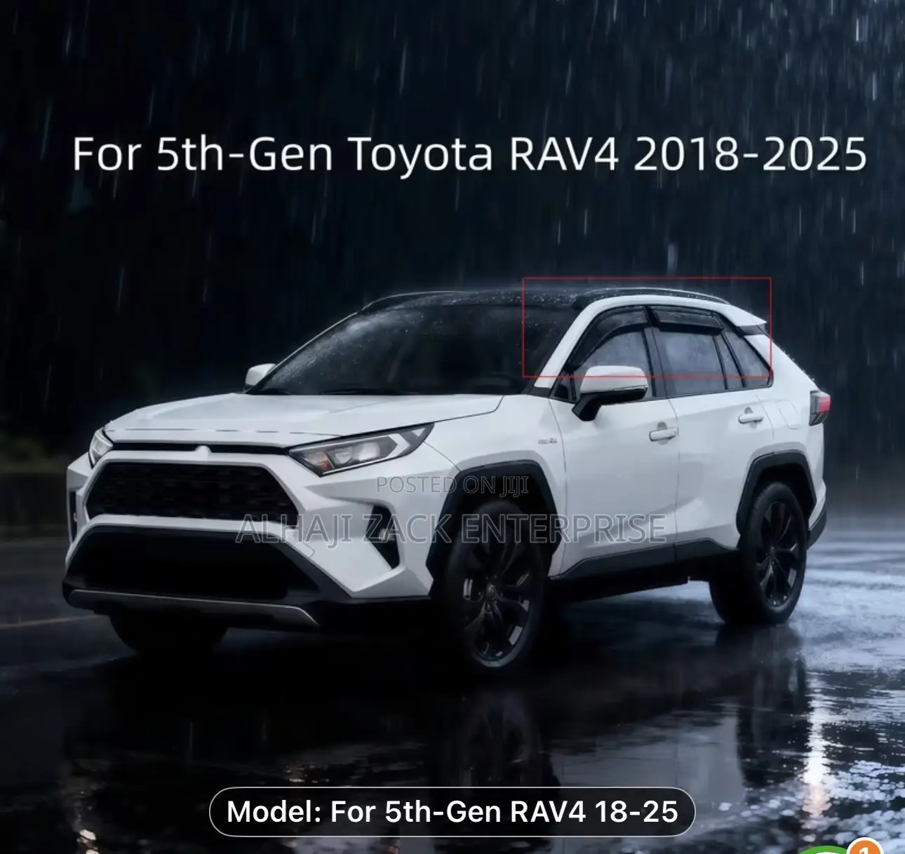 Toyota Rav 4 2018 Door Sun Shade