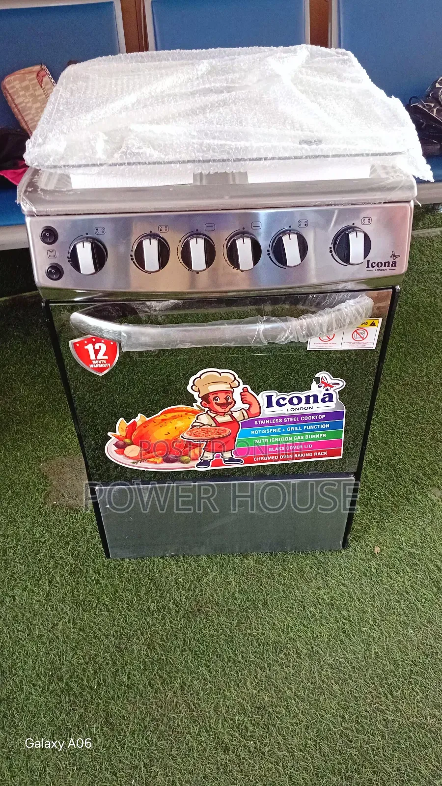 Compact Icona London 4 Burner Gas Cooker