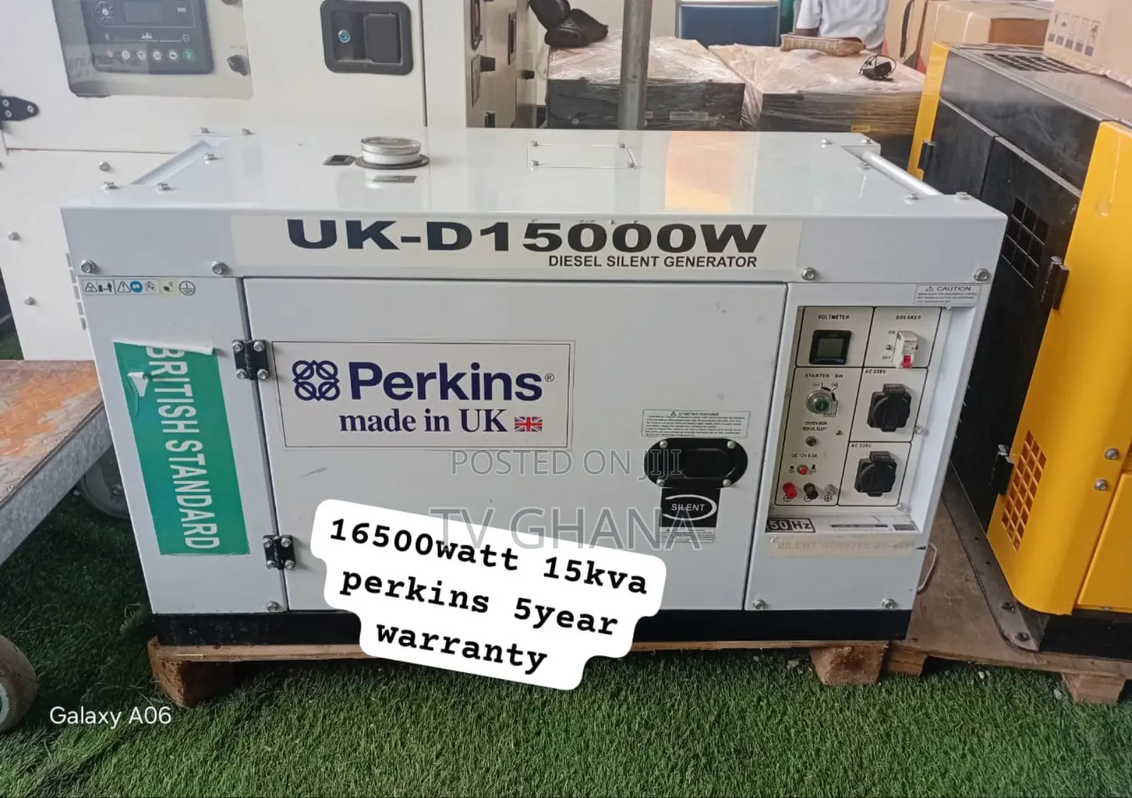 Perkins Diesel 16500w Generator – Industrial Power, Remote Ease15kva