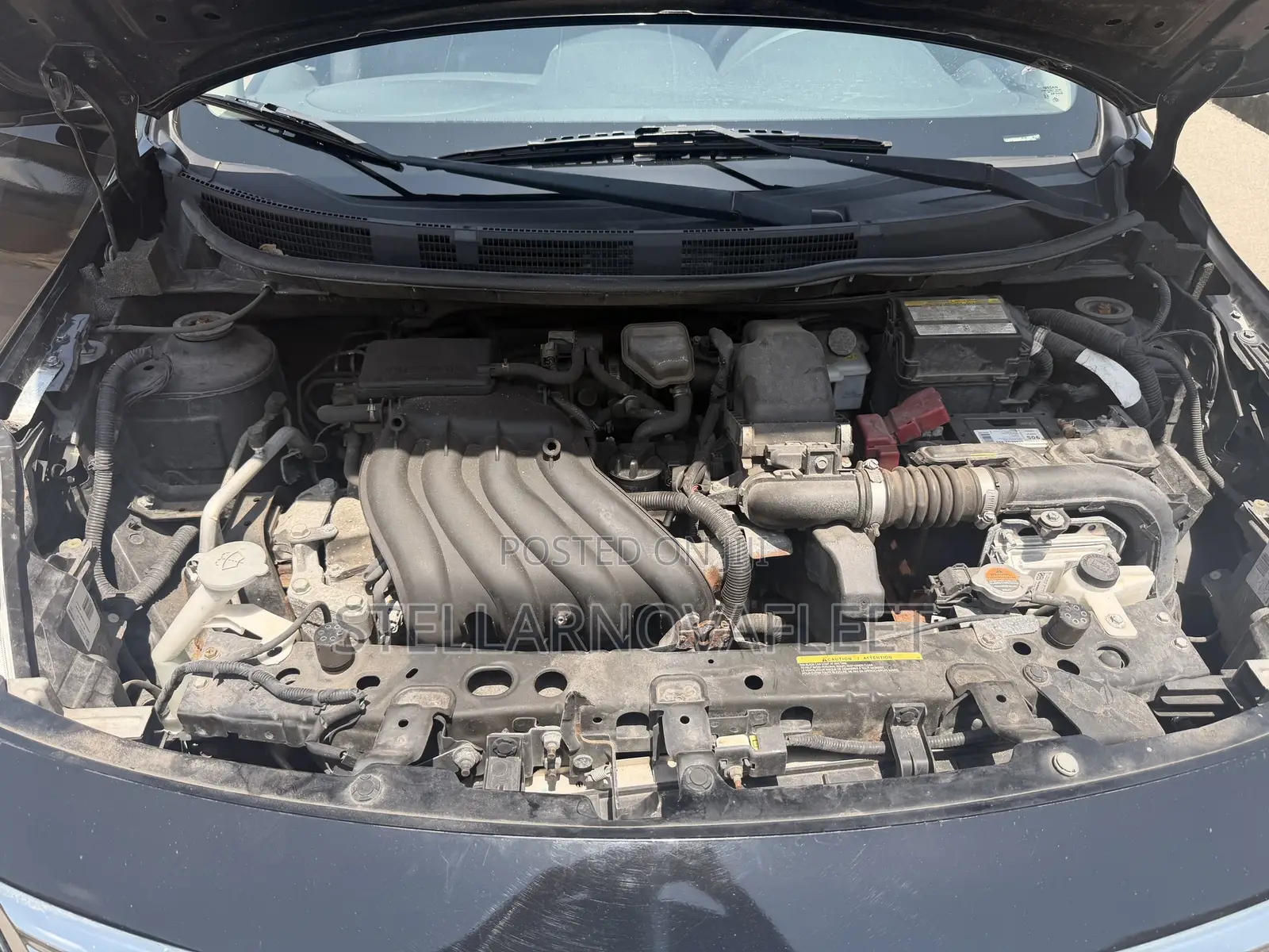 Nissan Versa 1.6 SV 4dr Sedan (1.6L 4cyl CVT) 2015 Black