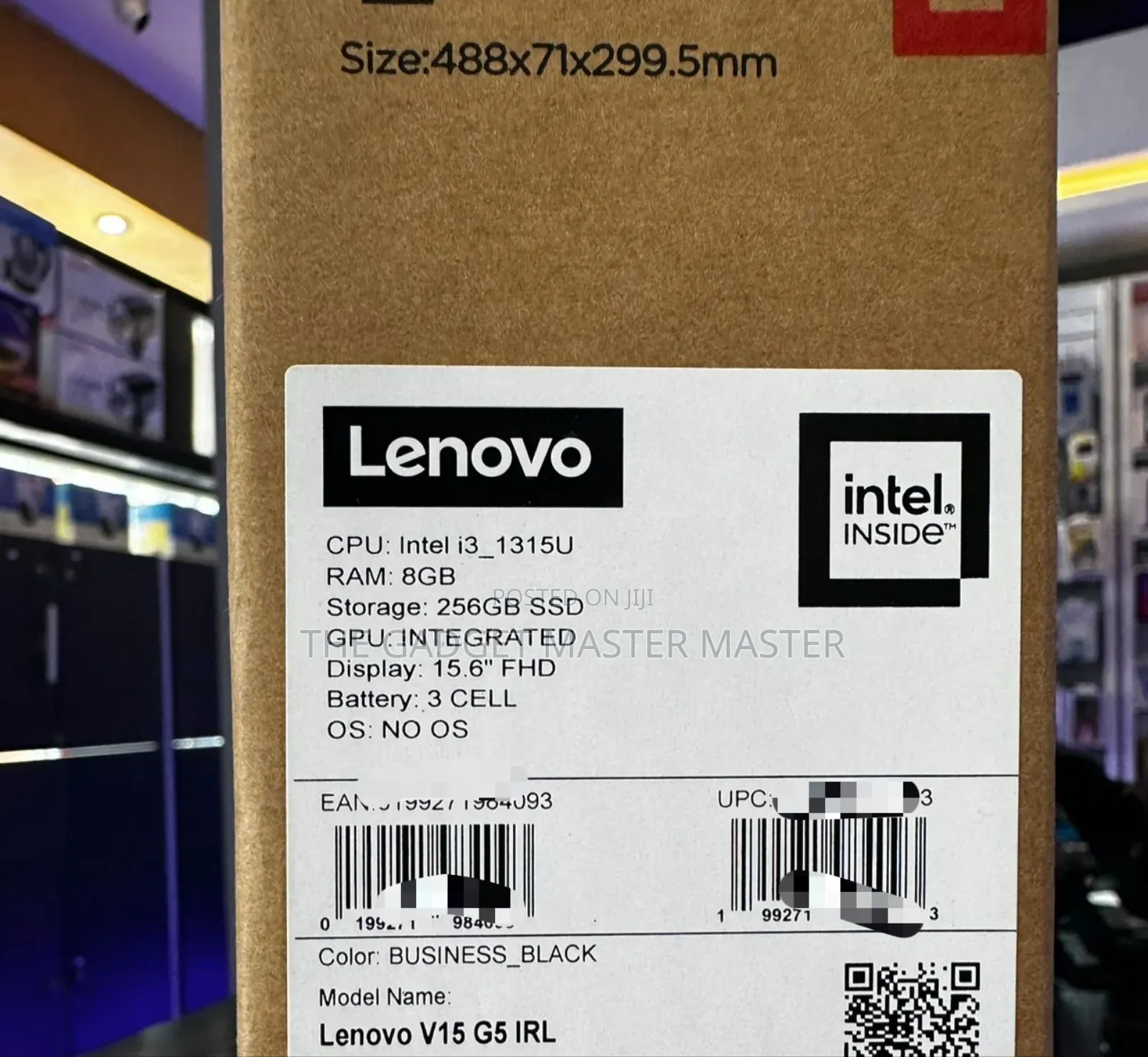 New Laptop Lenovo V15 8GB Intel Core i3 SSD 256GB