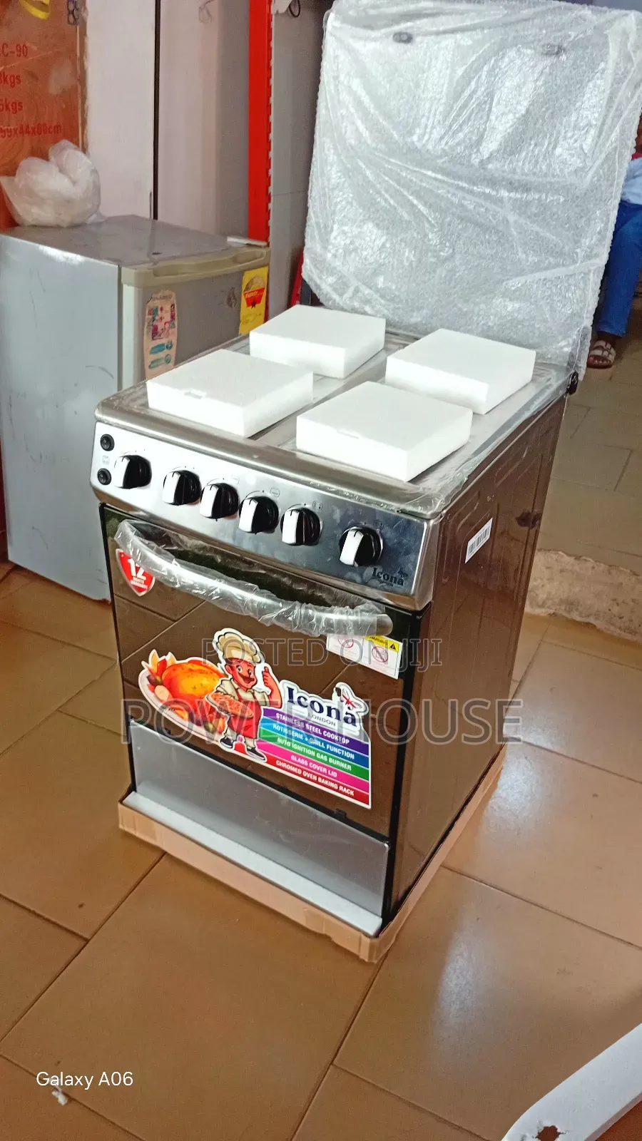 Top Quality Icona London 4 Burner Gas Cooker Auto