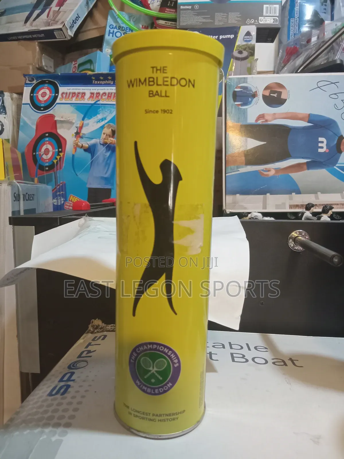 Slazenger Lawn Tennis Ball Wimbledon Version Can X 4 in 1