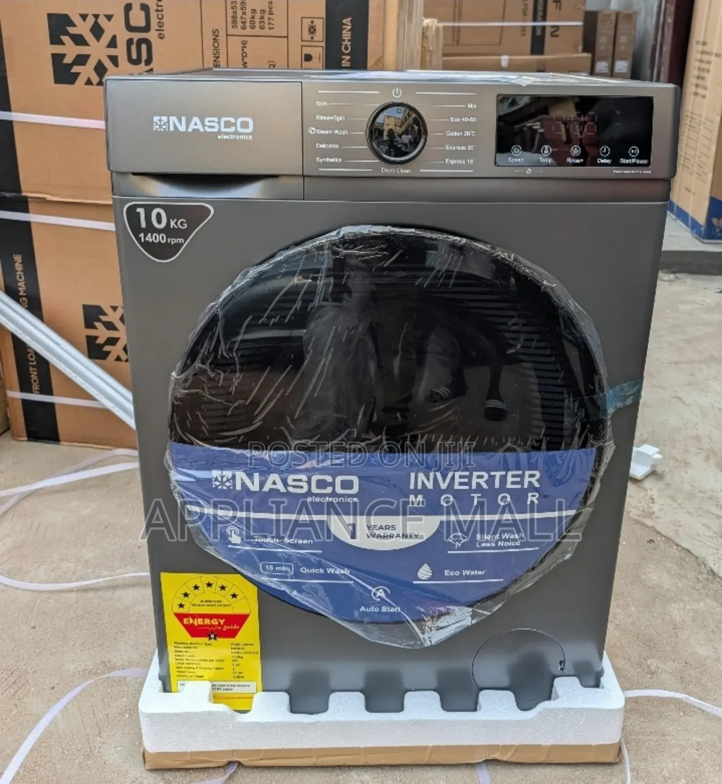 Nasco Washing Machine 10kg Front Load