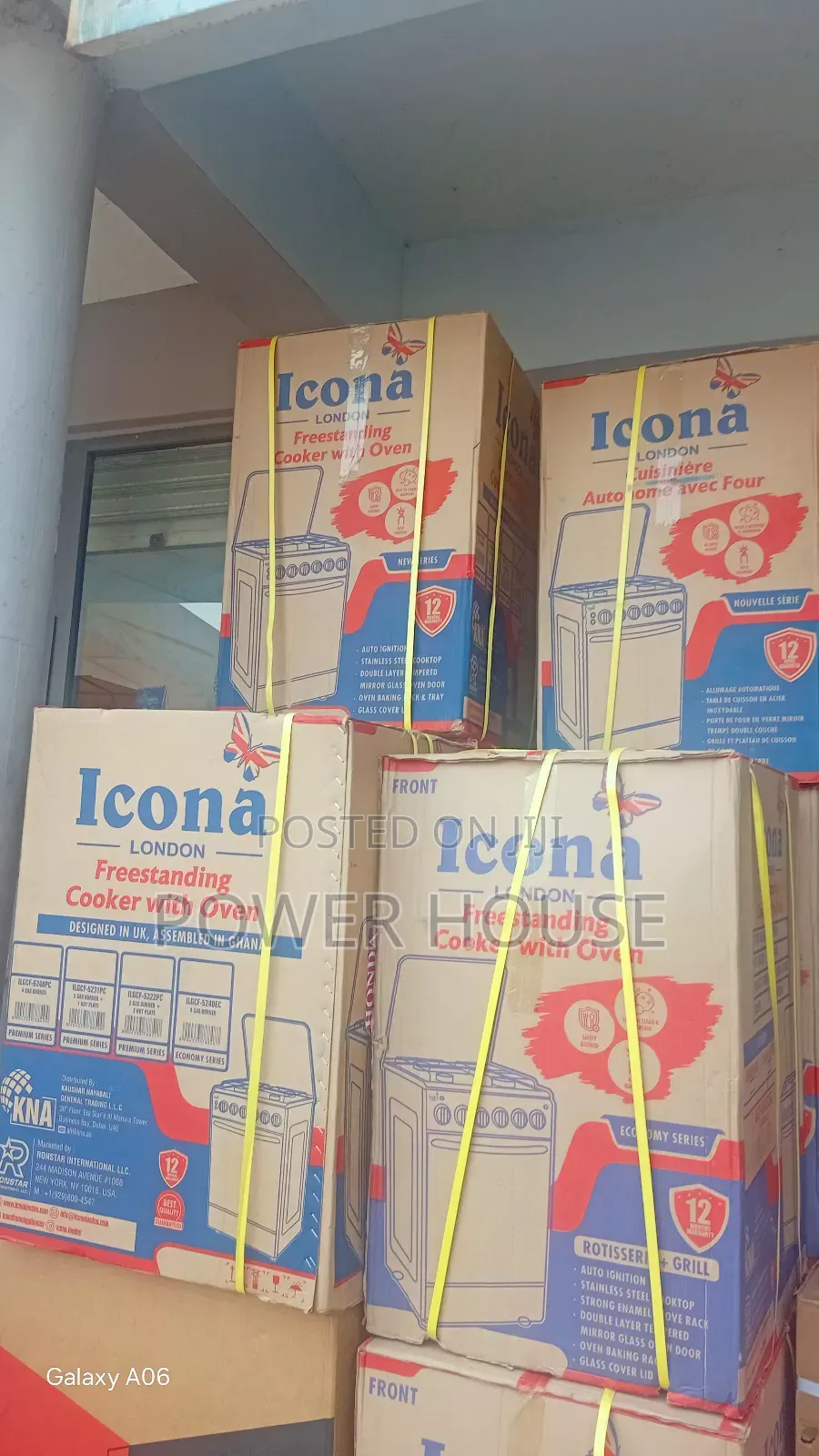 Quick Heat Icona London 4 Burner Gas Cooker