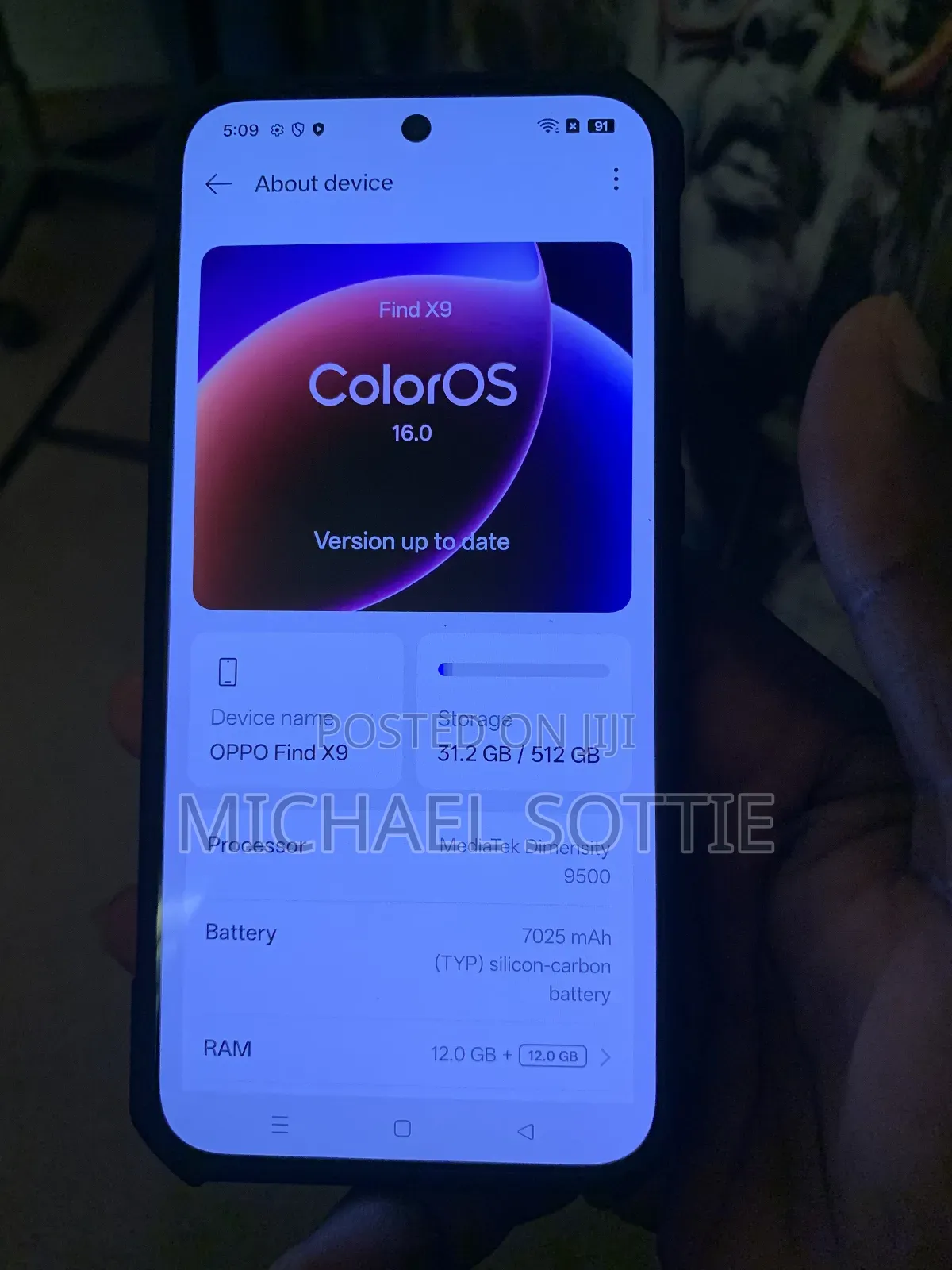 New Oppo Find X9 5G 512 GB Black