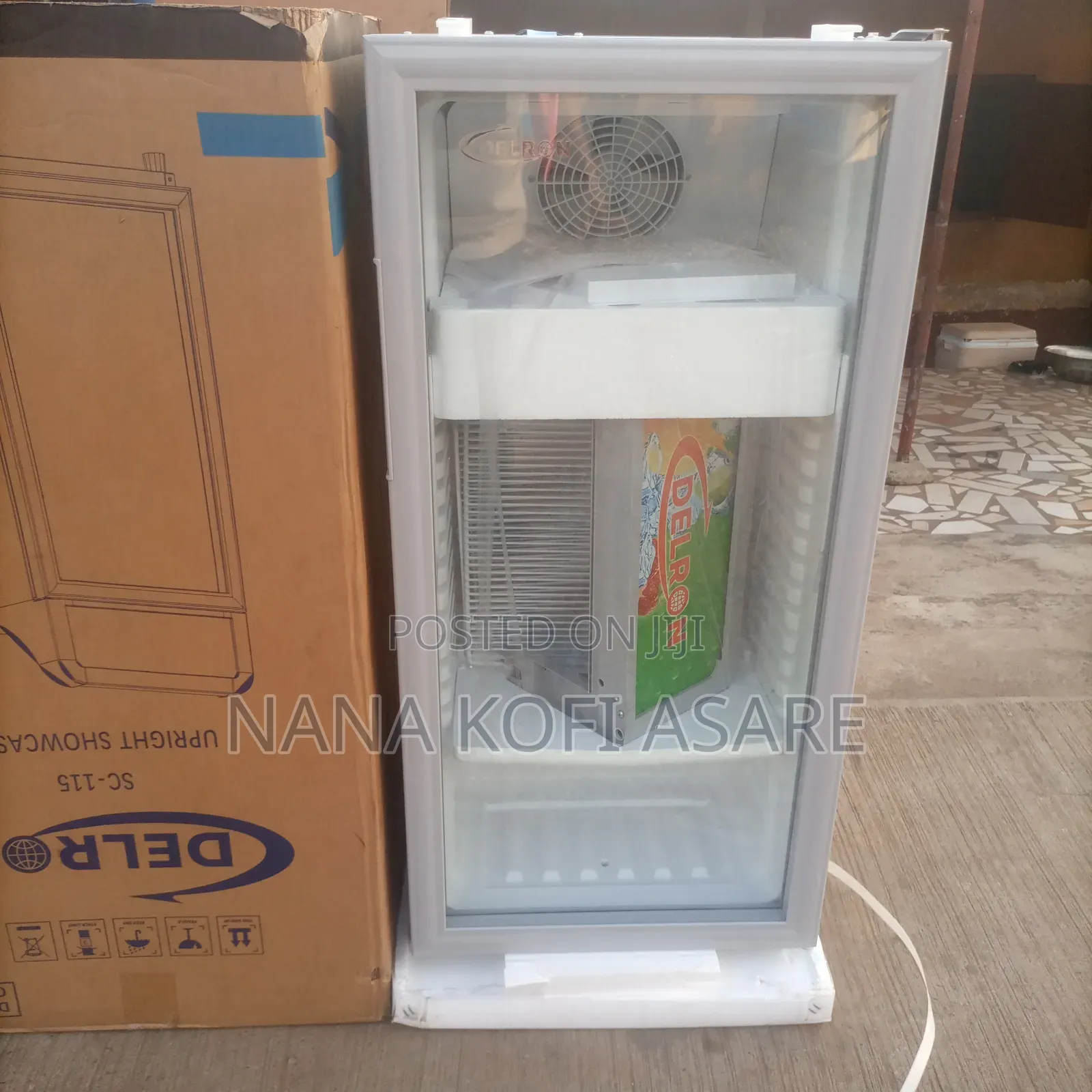 Delron 115litres Display Refrigerator