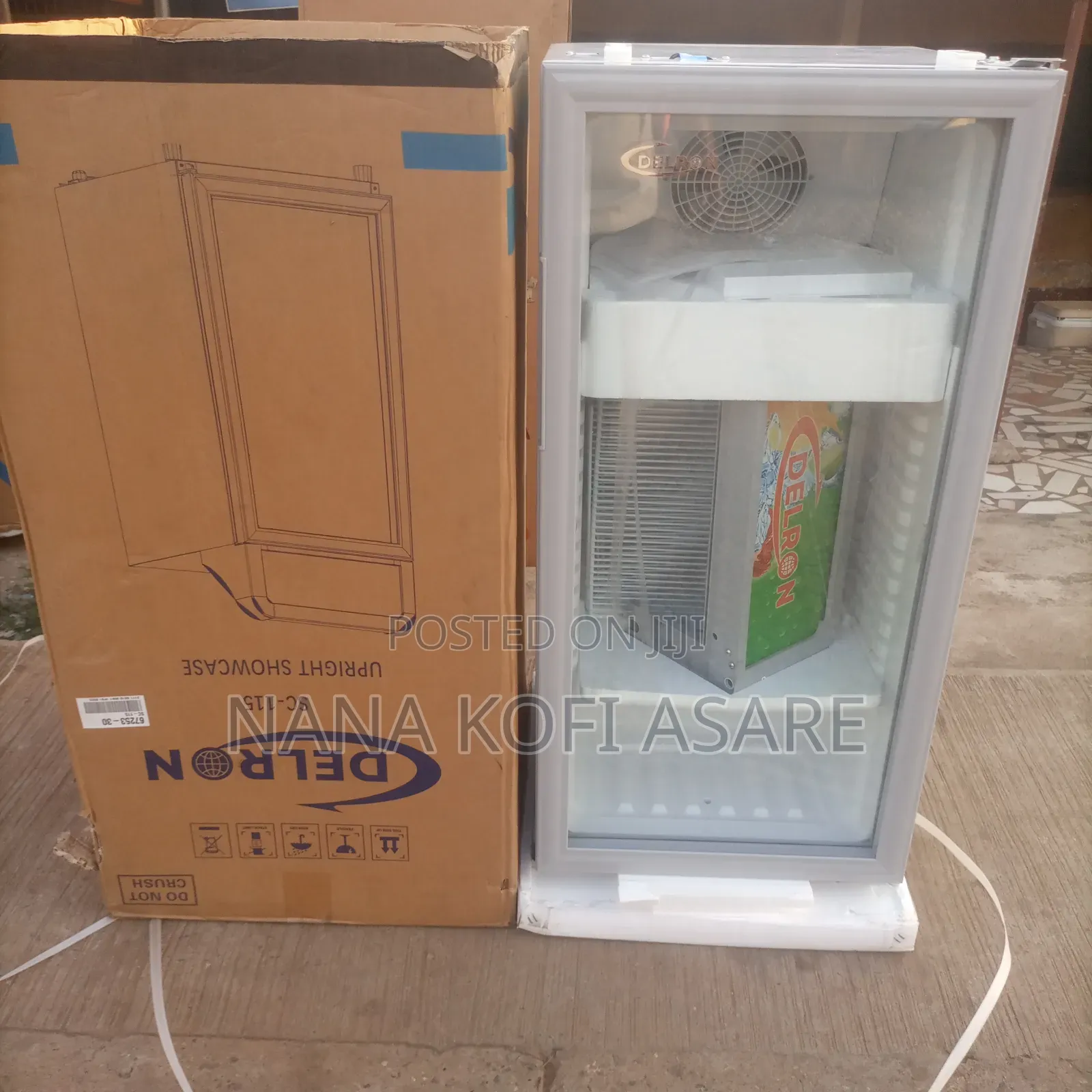 Delron 115litres Display Refrigerator