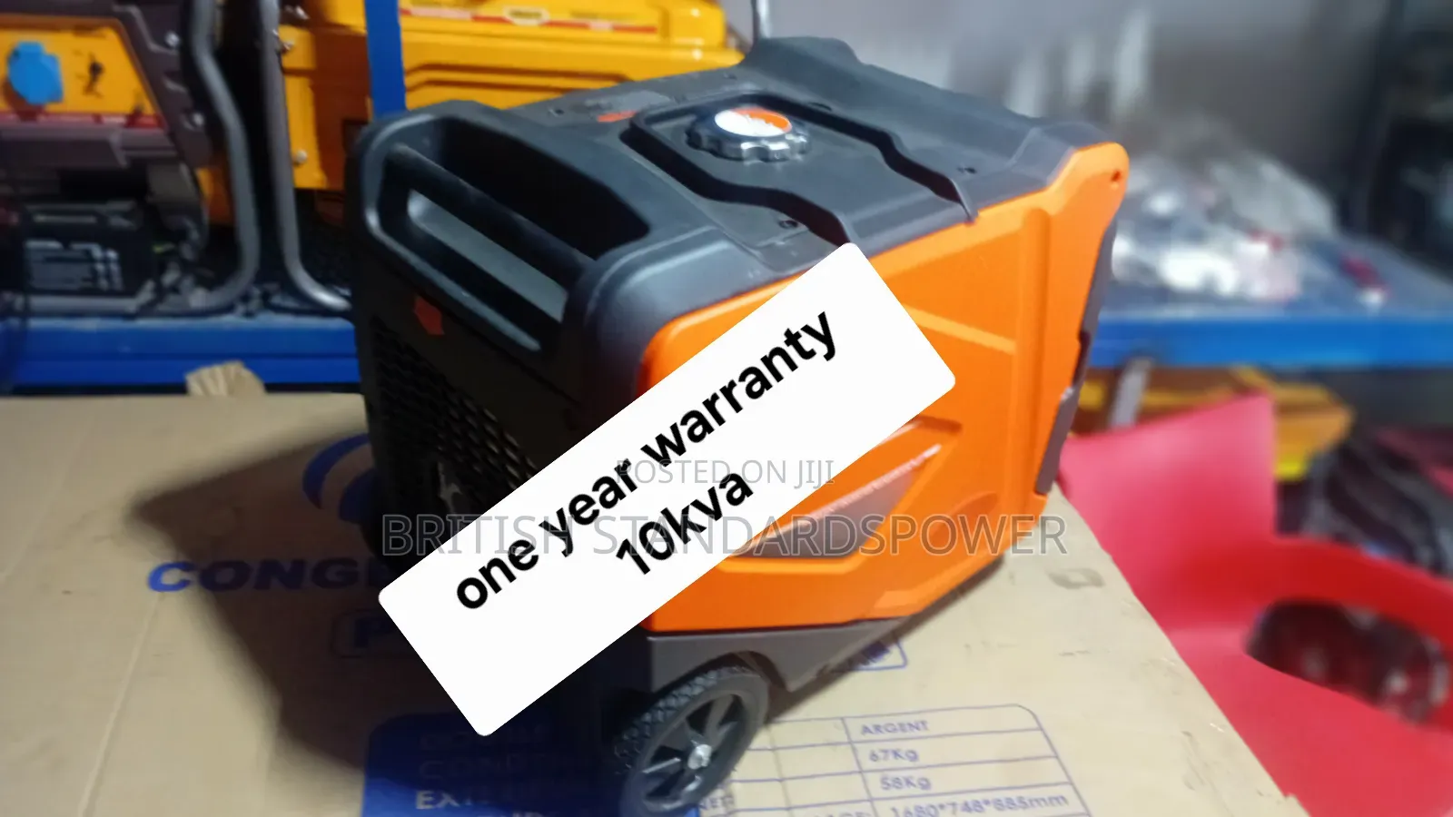 Silent Unit Petrol 10kva Generator