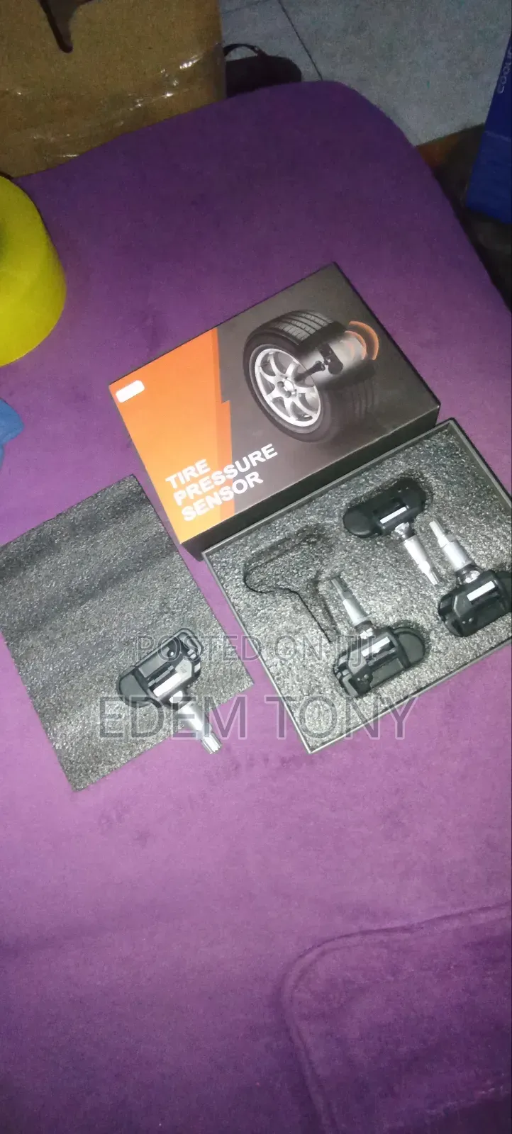 Tire Pressure Monitoring Sensor : M.Benz C, E, S, Cla, CLS Classes.