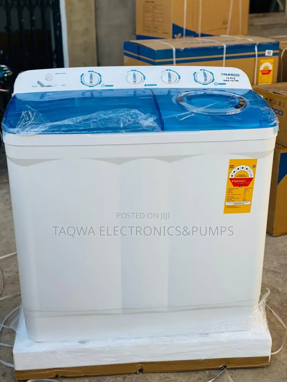 Top Load Semi Automatic Nasco 15kg Washing Machine