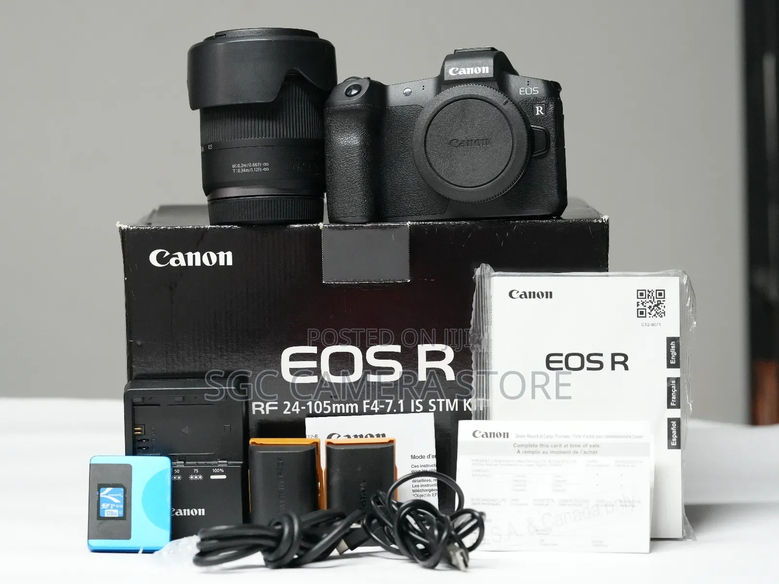Canon Eos R + Canon Rf 24-105mm F4-7.1// 8months Warranty