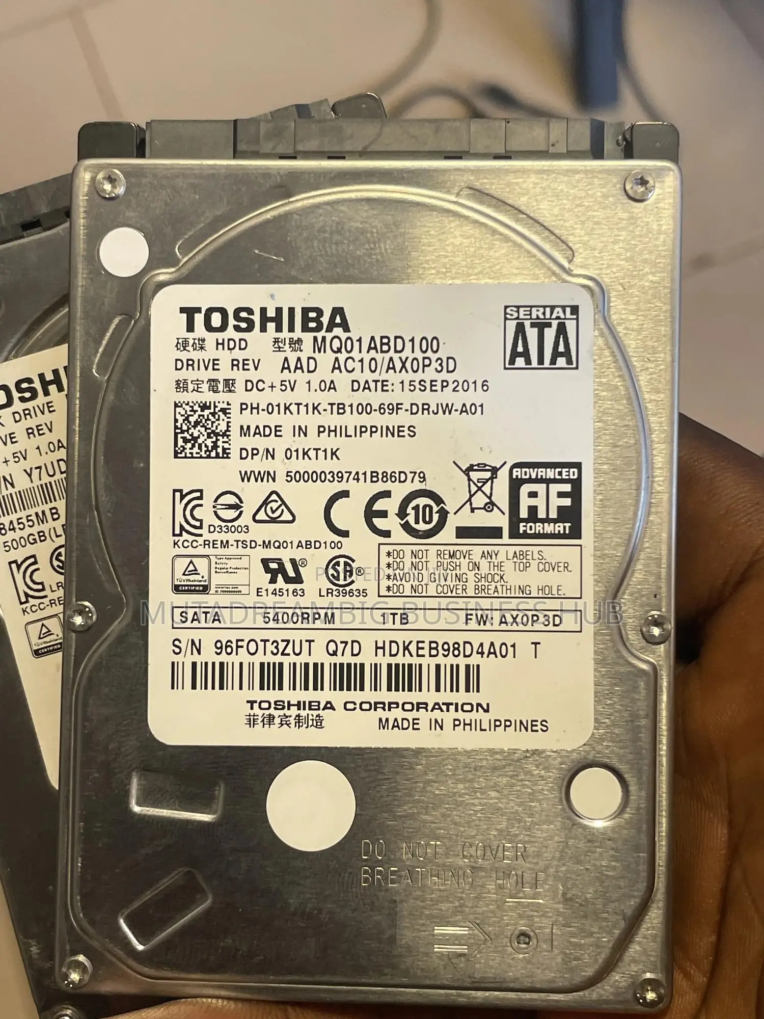 Laptop 500gb Hdd’S
