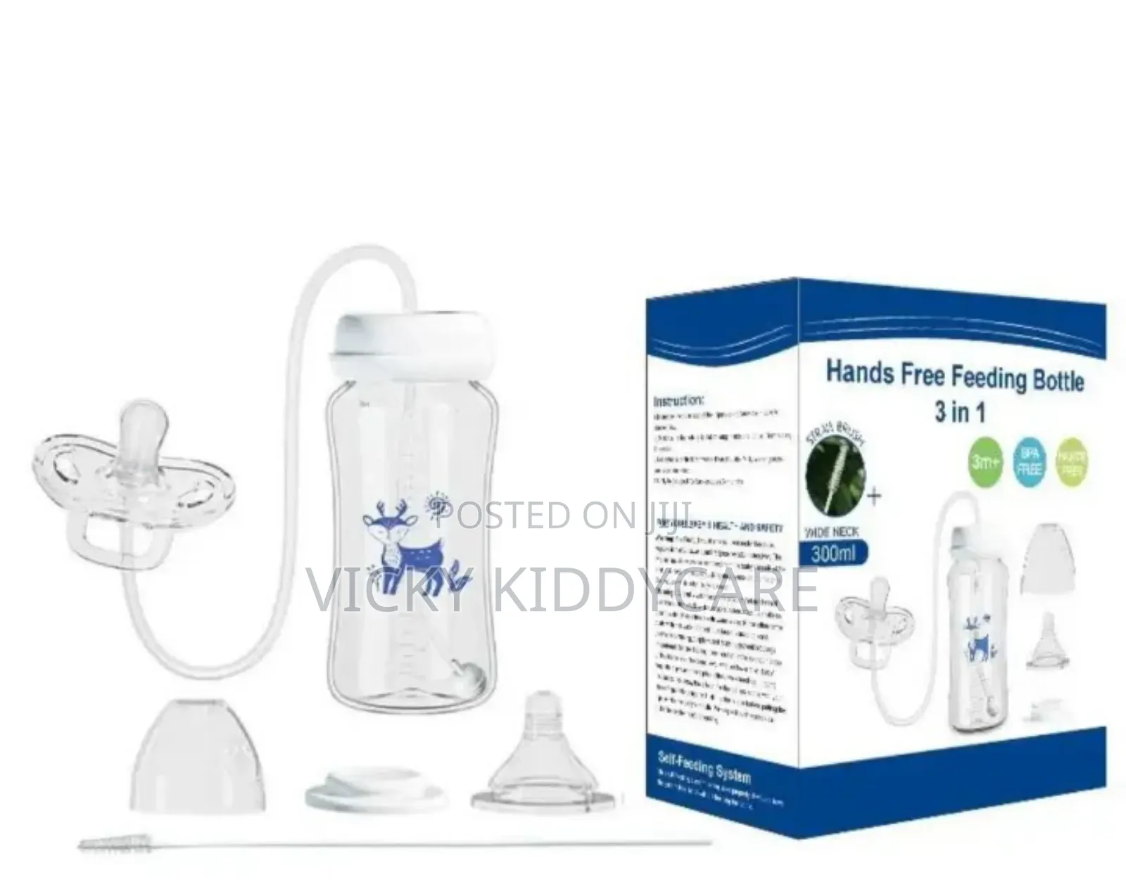 3 in 1 Hands Free Baby Feeding Bottle