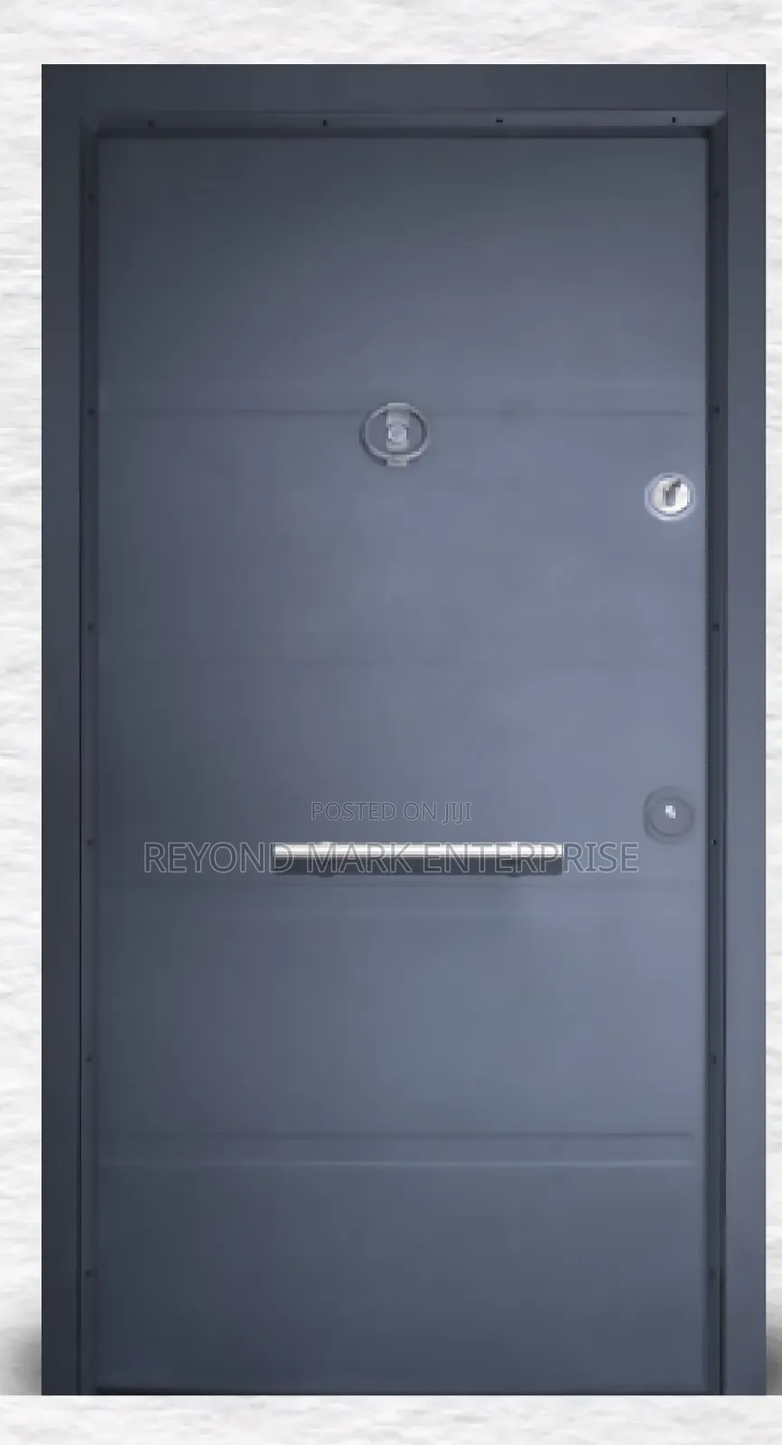 Full Metal Security Door, Waterproof, One and a Half