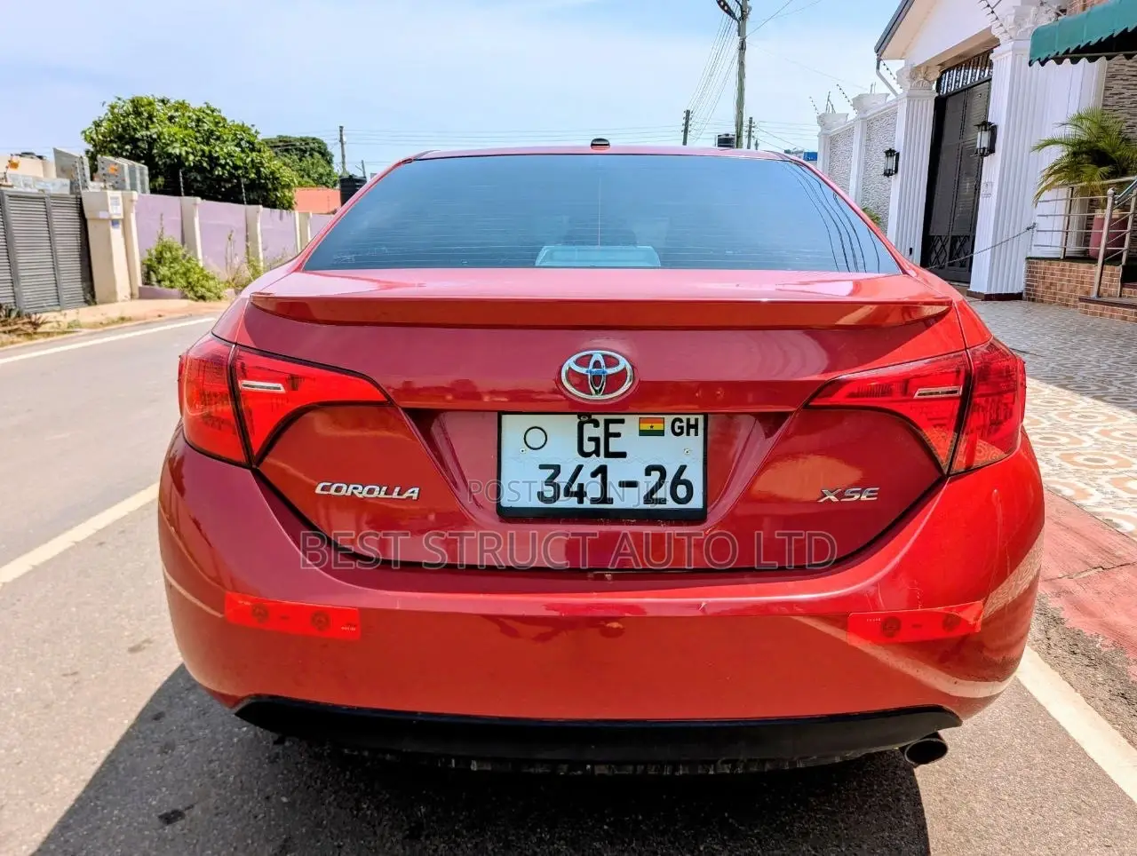 2018 Model Toyota Corolla Xse for Rent.