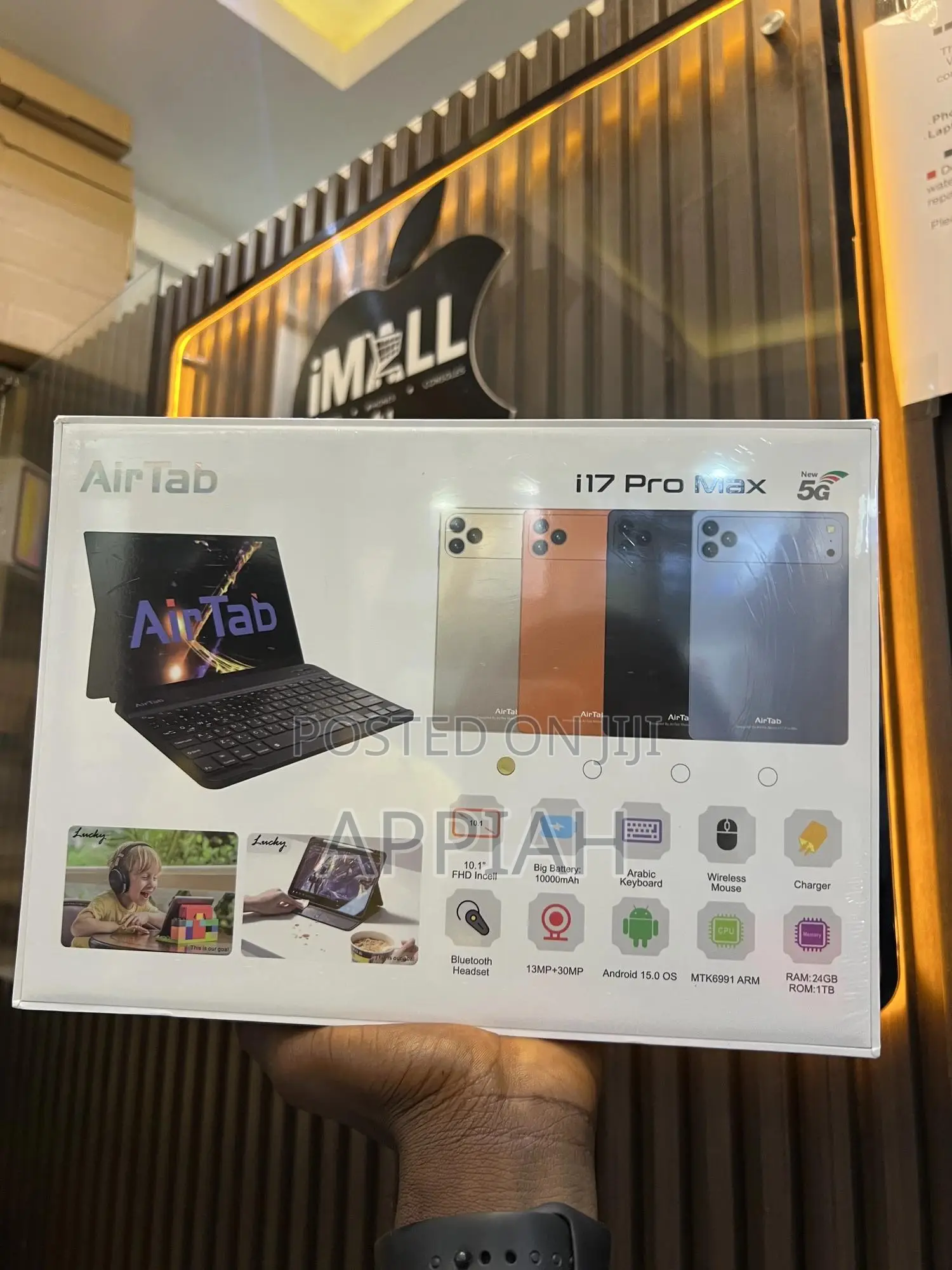 New AirTab i17 Pro Max 16 GB Black