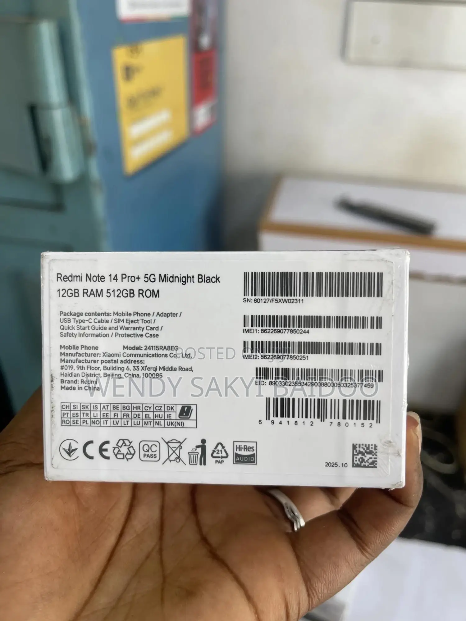New Xiaomi Redmi Note 14 Pro+ 5G 512 GB
