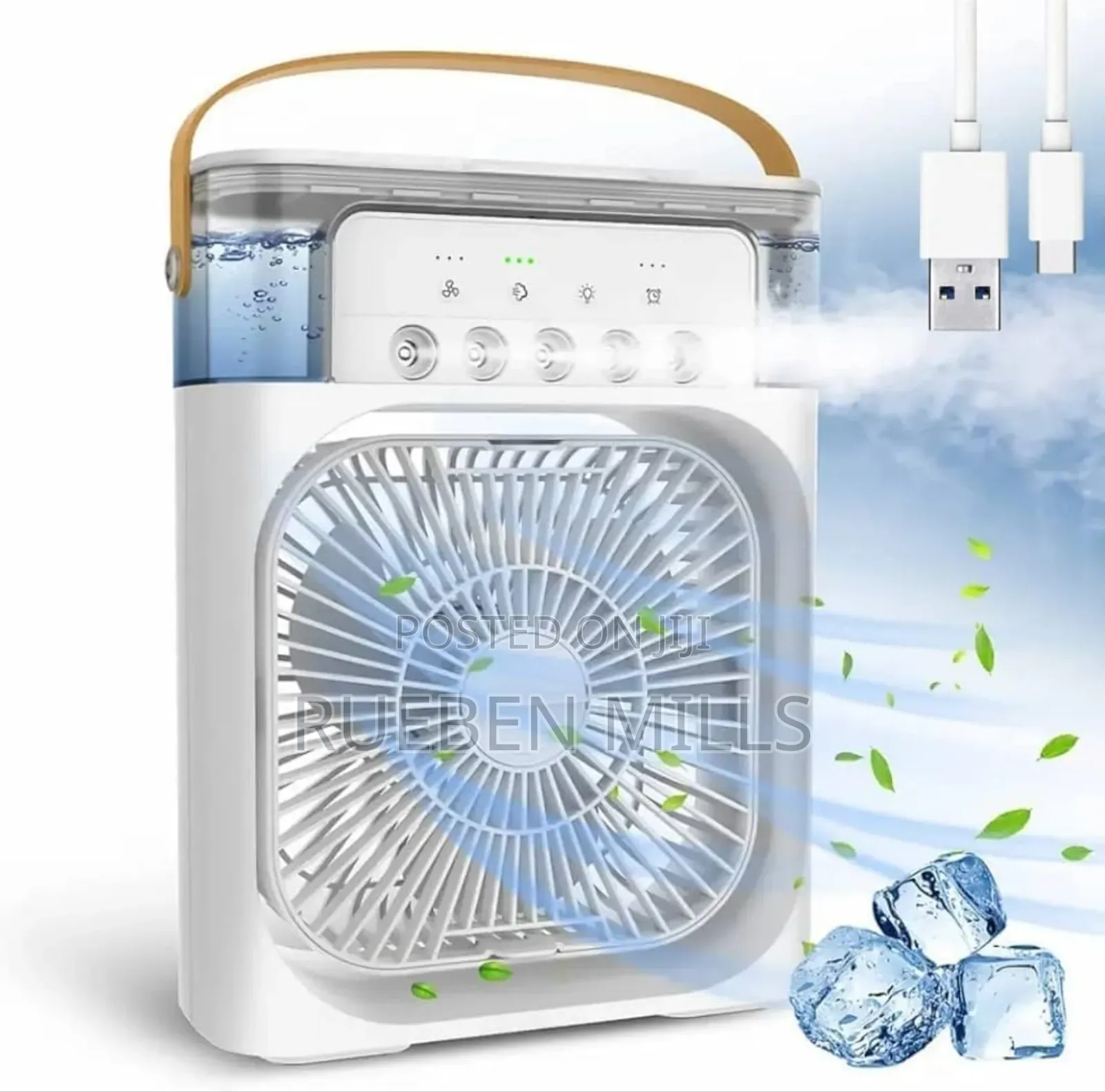 Ice Water Plastic Mini Cooler Fan