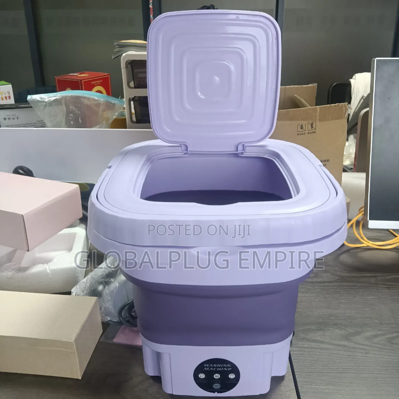 Foldable Mini Washing Machine Compact, Powerful Easy To Use!