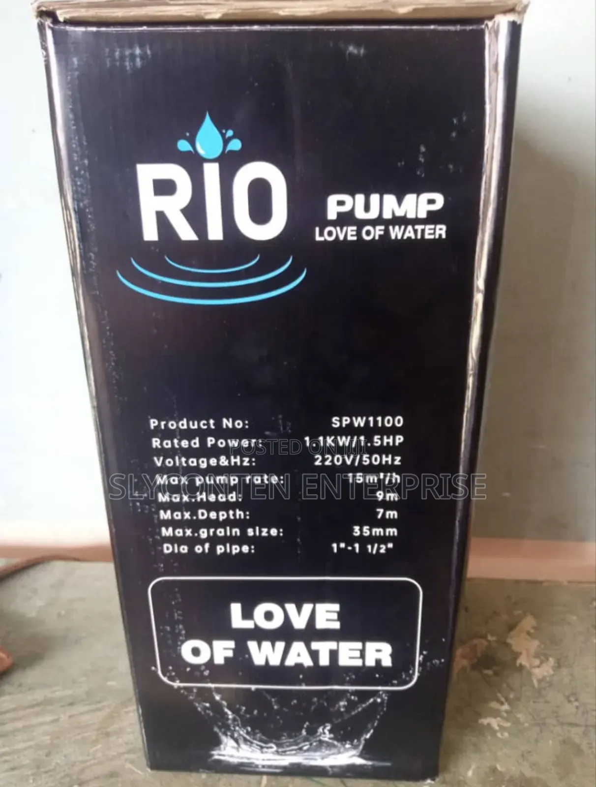 Rio 1.5hp Submersible Pump