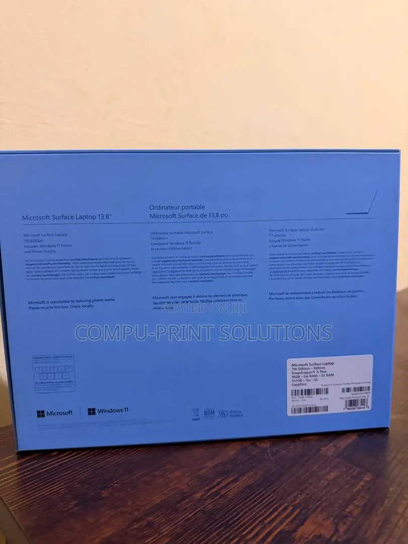 New Microsoft Surface Laptop 16GB Qualcomm Snapdragon X Plus SSD 512GB
