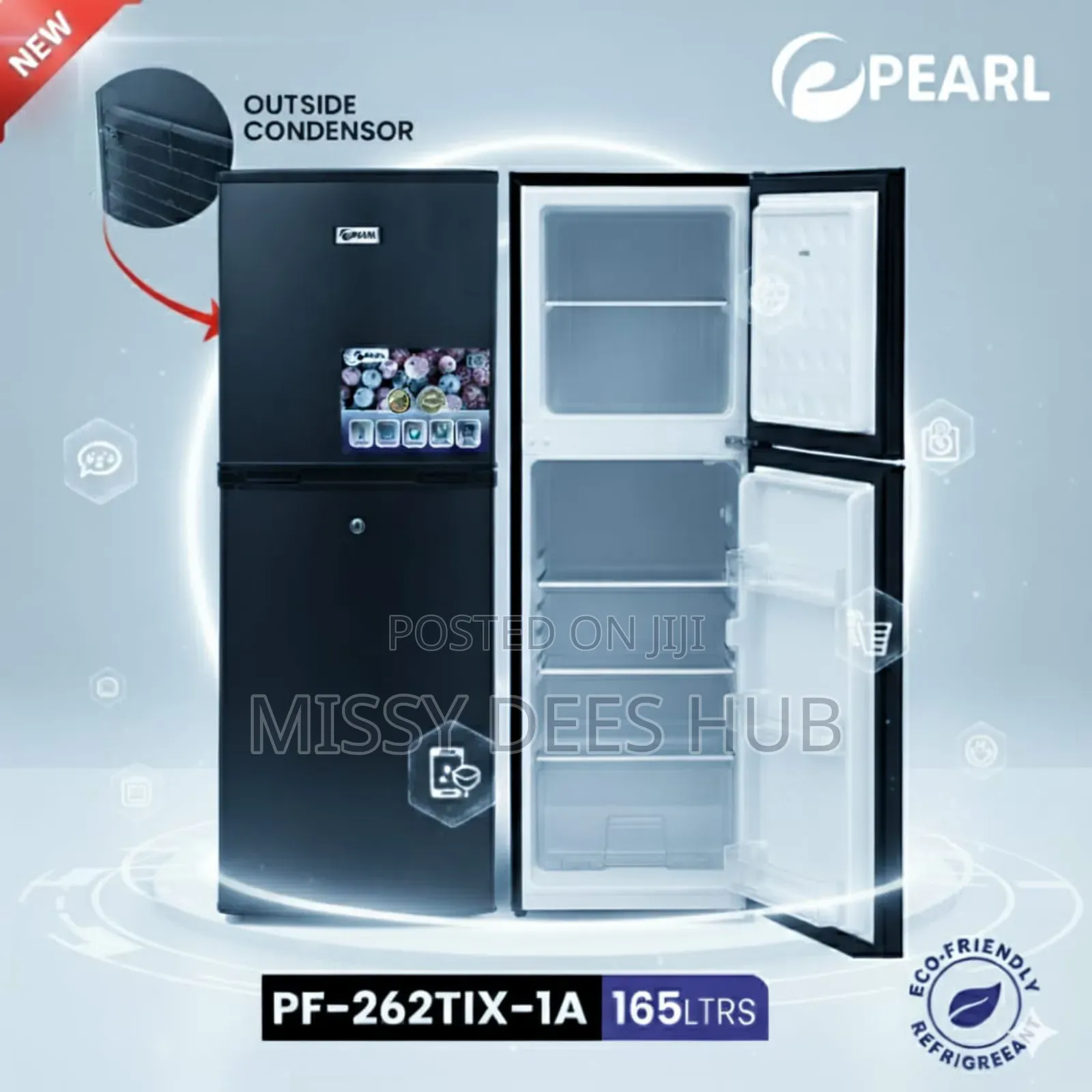 Pearl 165l Refrigerator