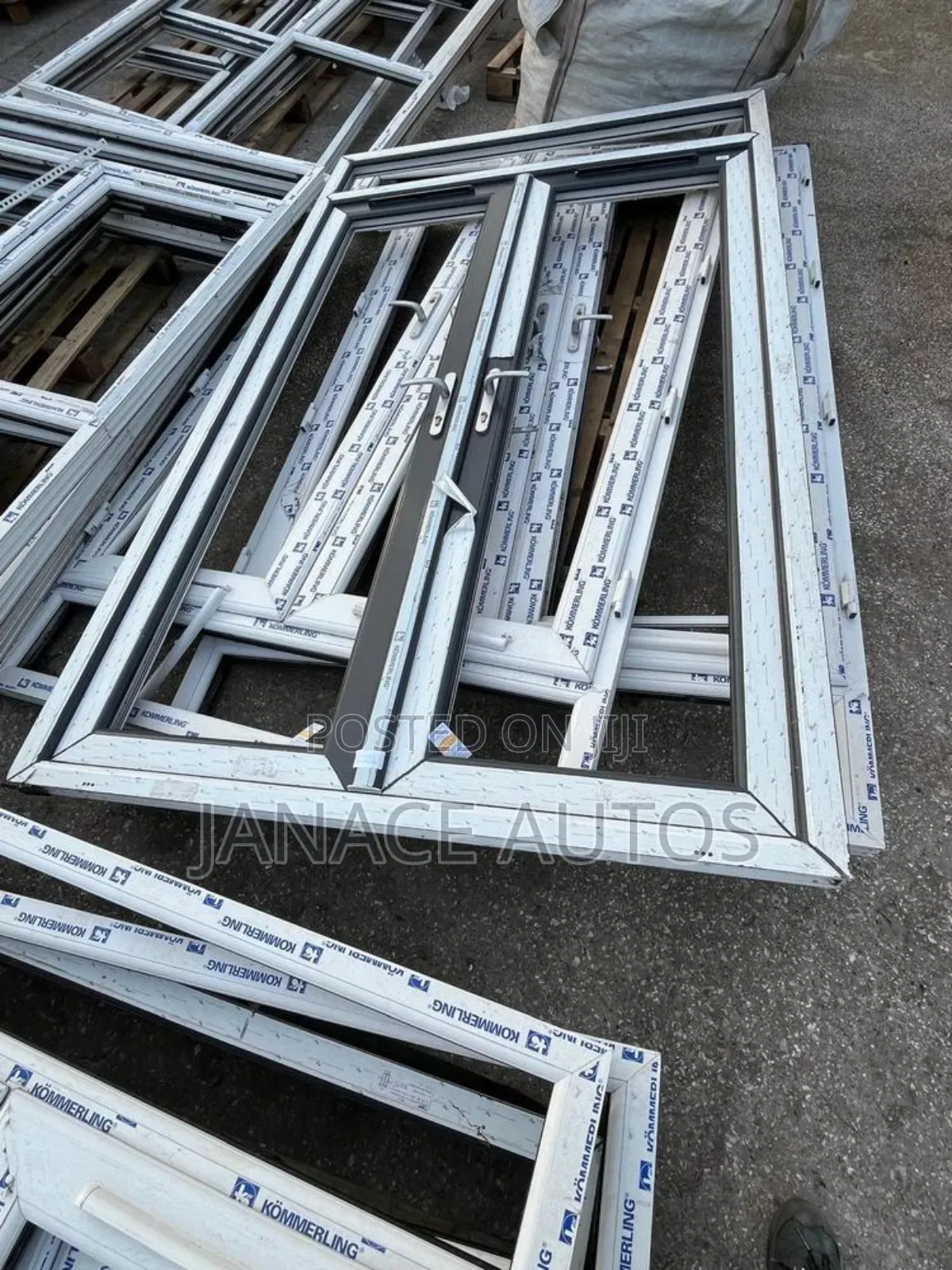 Kömmerling Upvc French Door Frames(Only) 1570mm X 2590mm