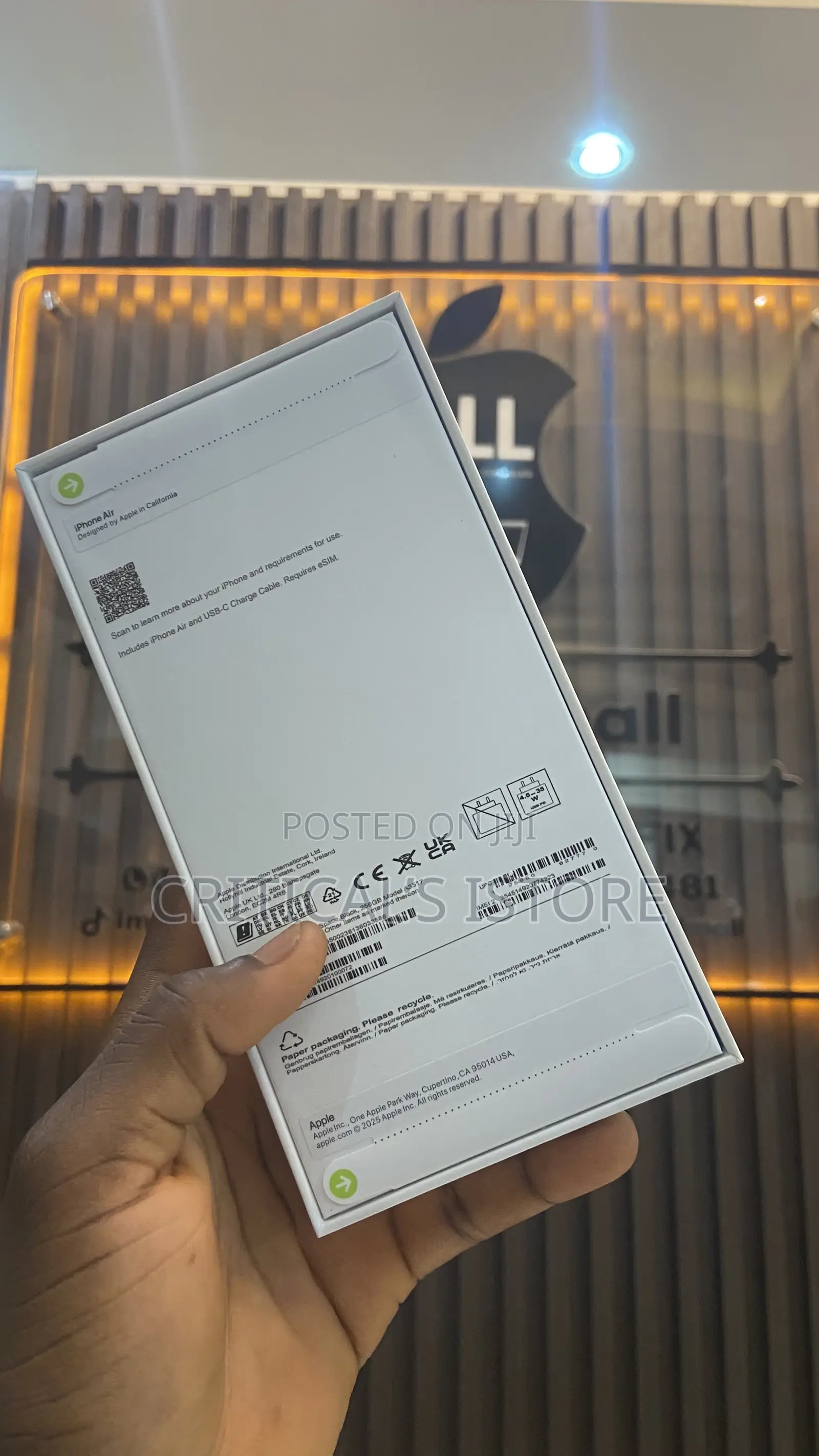 New Apple iPhone Air 256 GB Gray