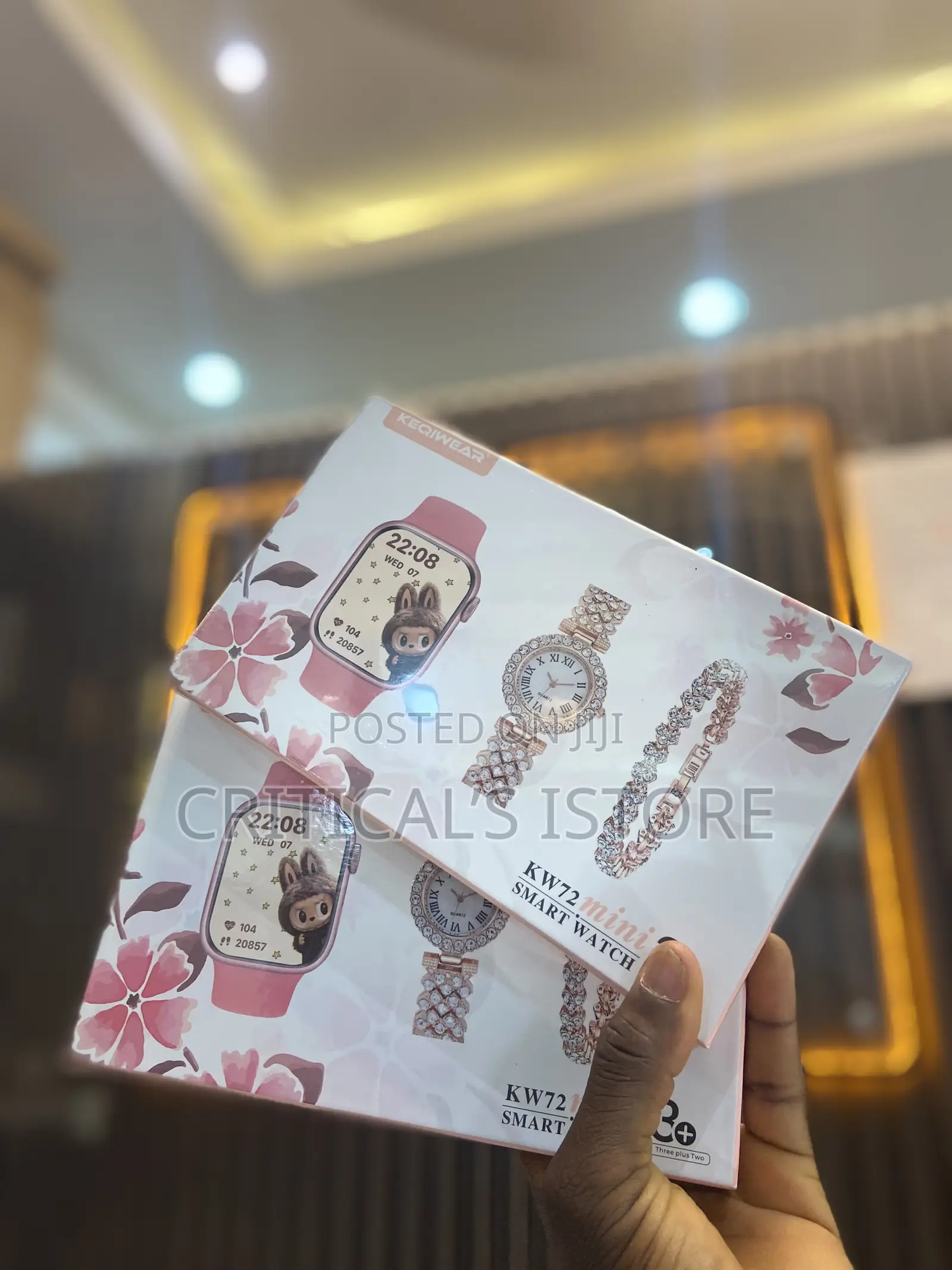 Smart Watch Keqiwear With Ladies Watch