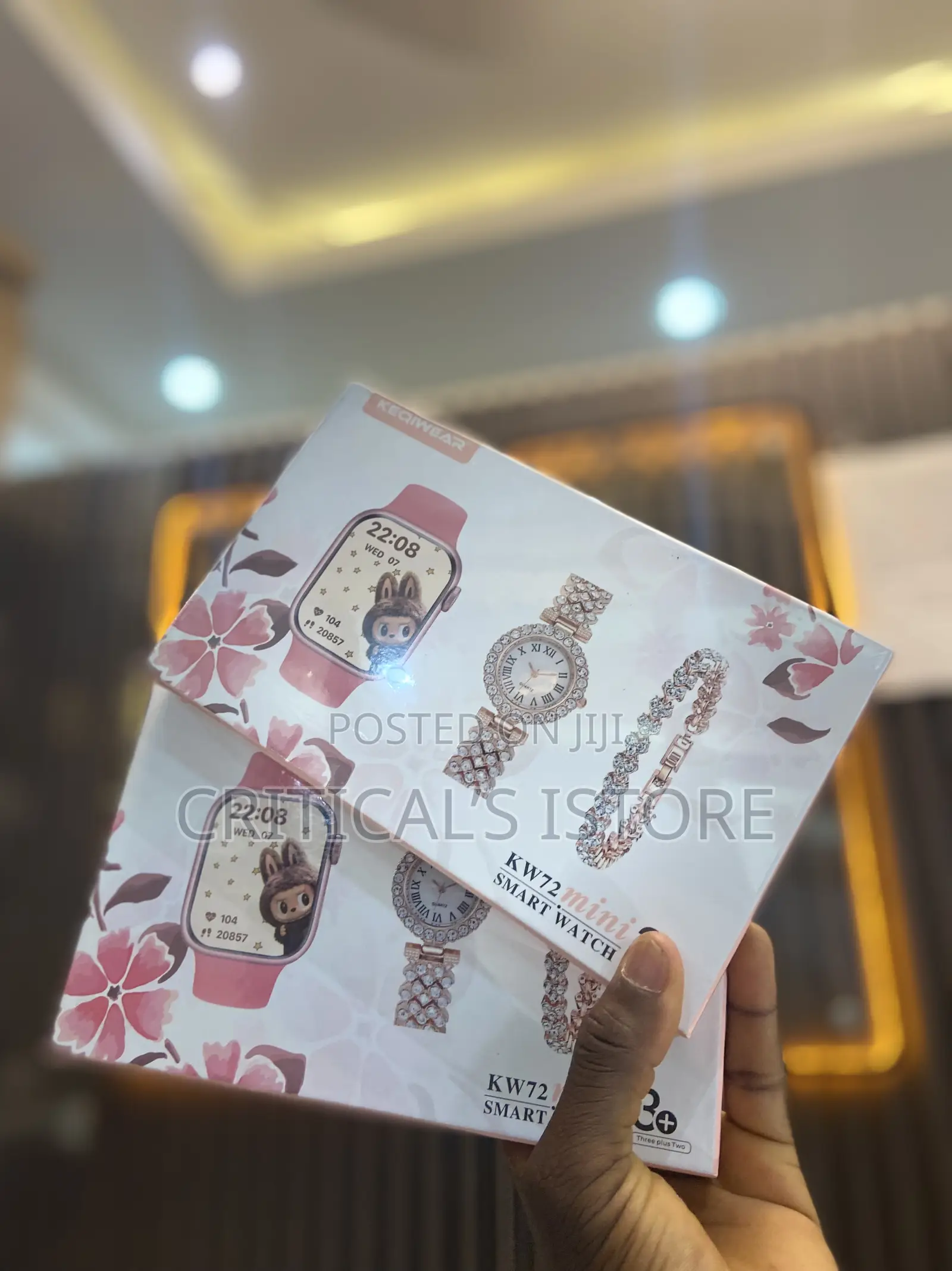 Smart Watch Keqiwear With Ladies Watch