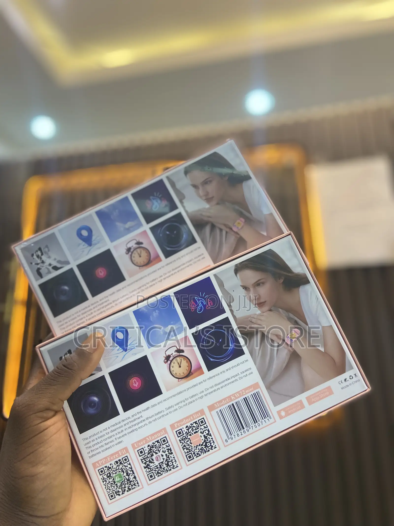 Smart Watch Keqiwear With Ladies Watch