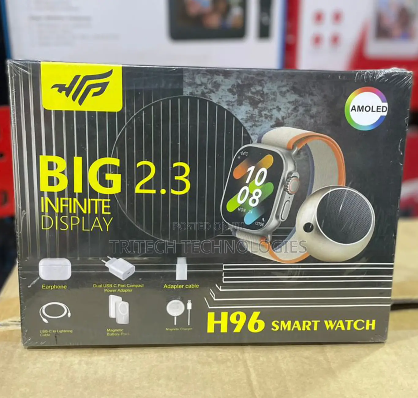 H96 Smart Watch Big 2.3 Infinite Display