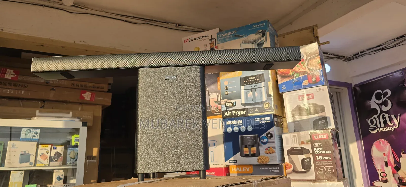 Ailyons 300w Sound Bar With Bass
