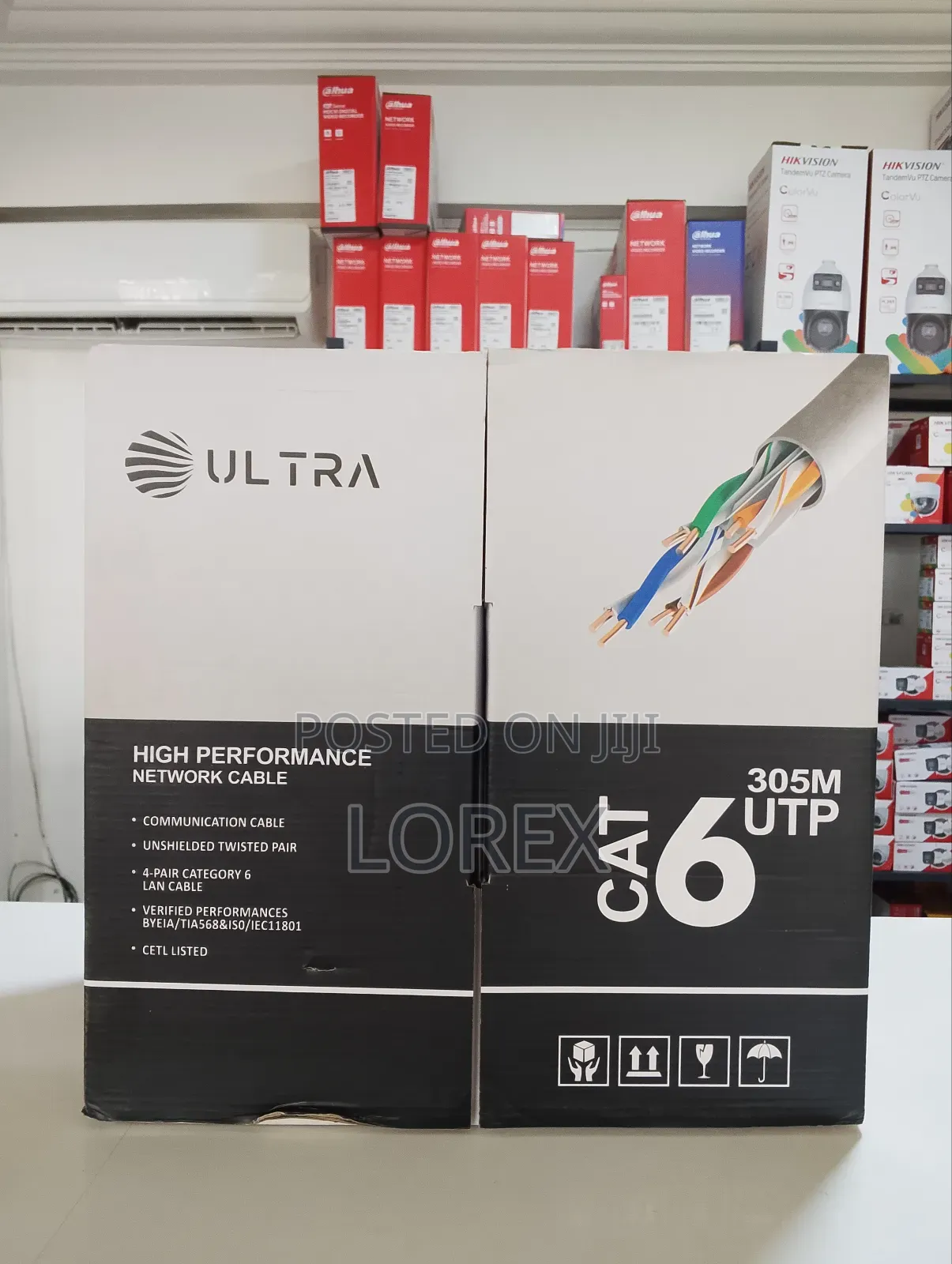 Ultra Cat6 Network Cable Indoor Utp 305m