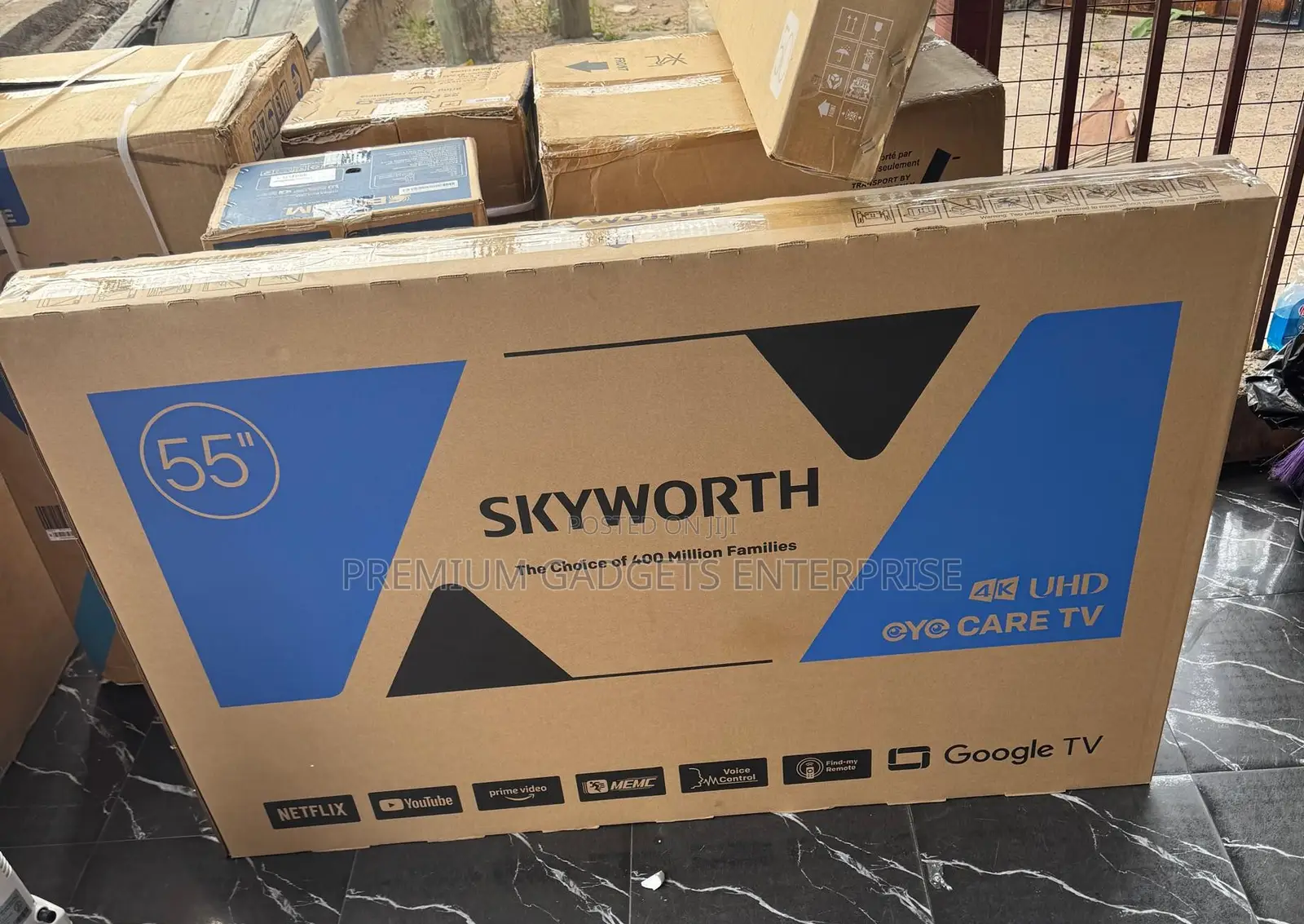 Skyworth 55g6500h - 55" Uhd 60hz Led Tv With Google Tv, Hdr10,