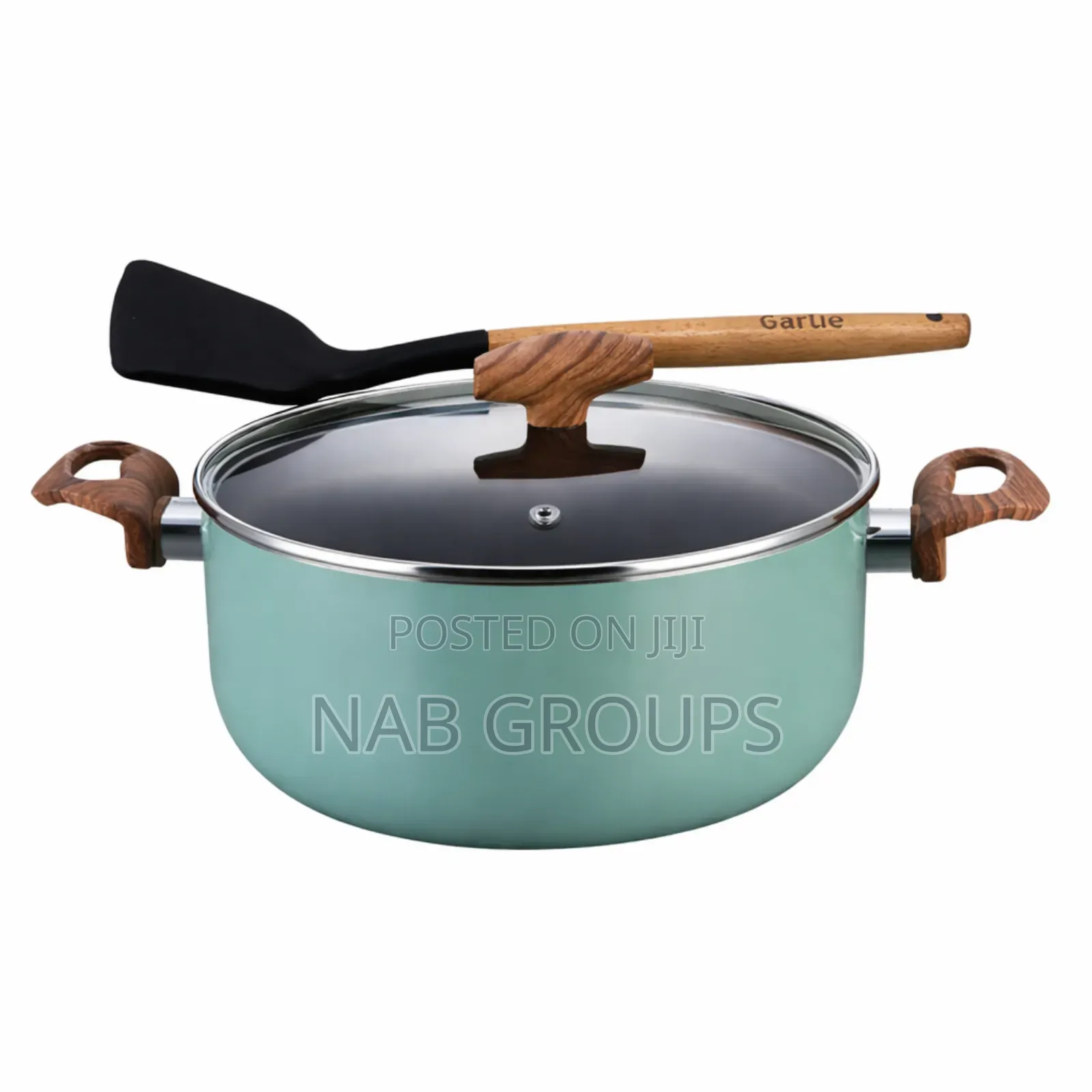 Nonstick Pot With Silicone Spoon