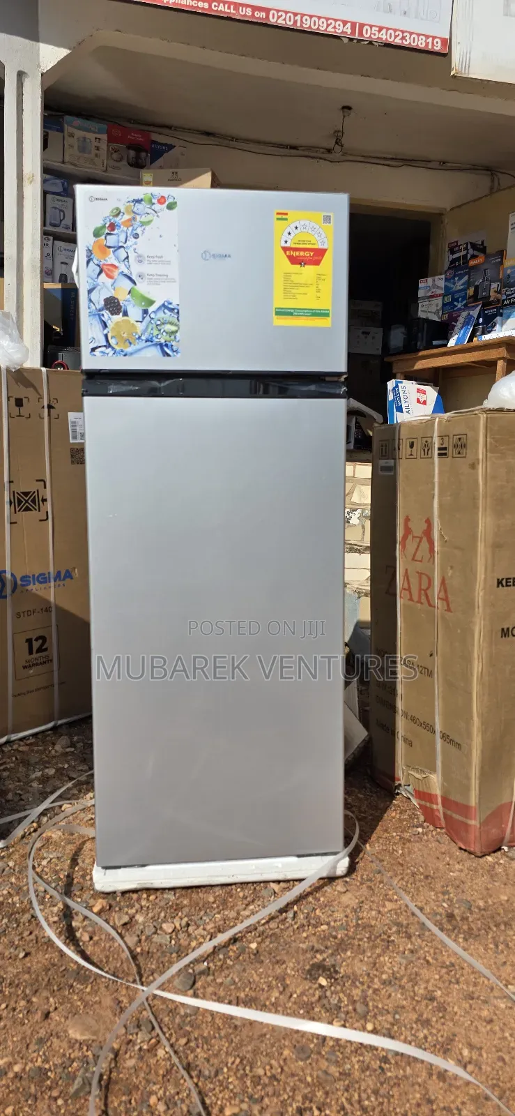 Sigma 207l Top Mount Fridge