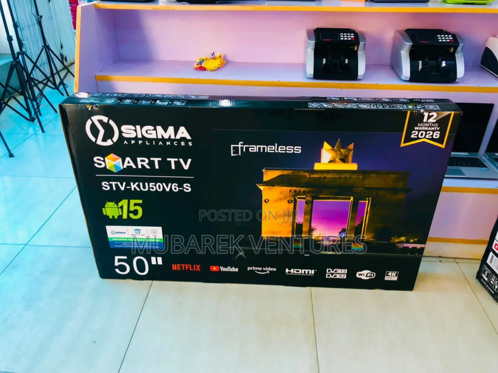 Sigma 50" Uhd Smart Android Tv