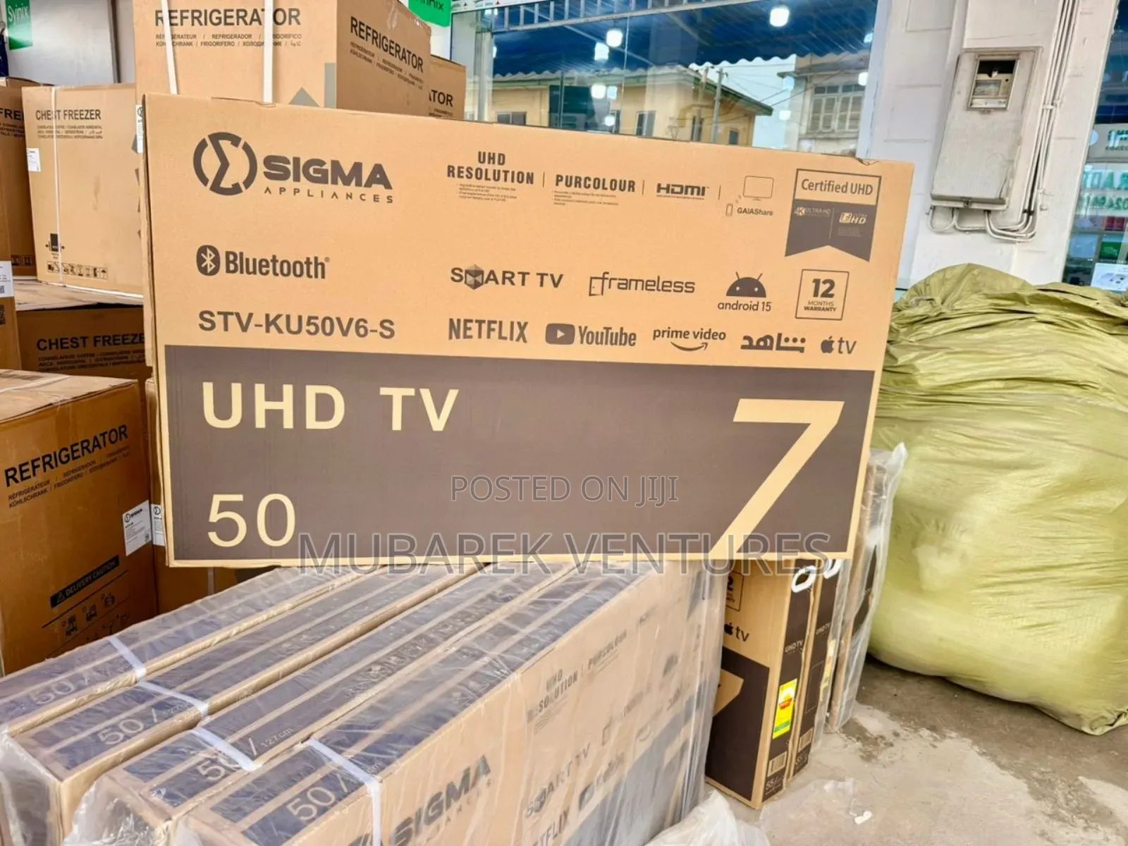 Sigma 50" Uhd Smart Android Tv