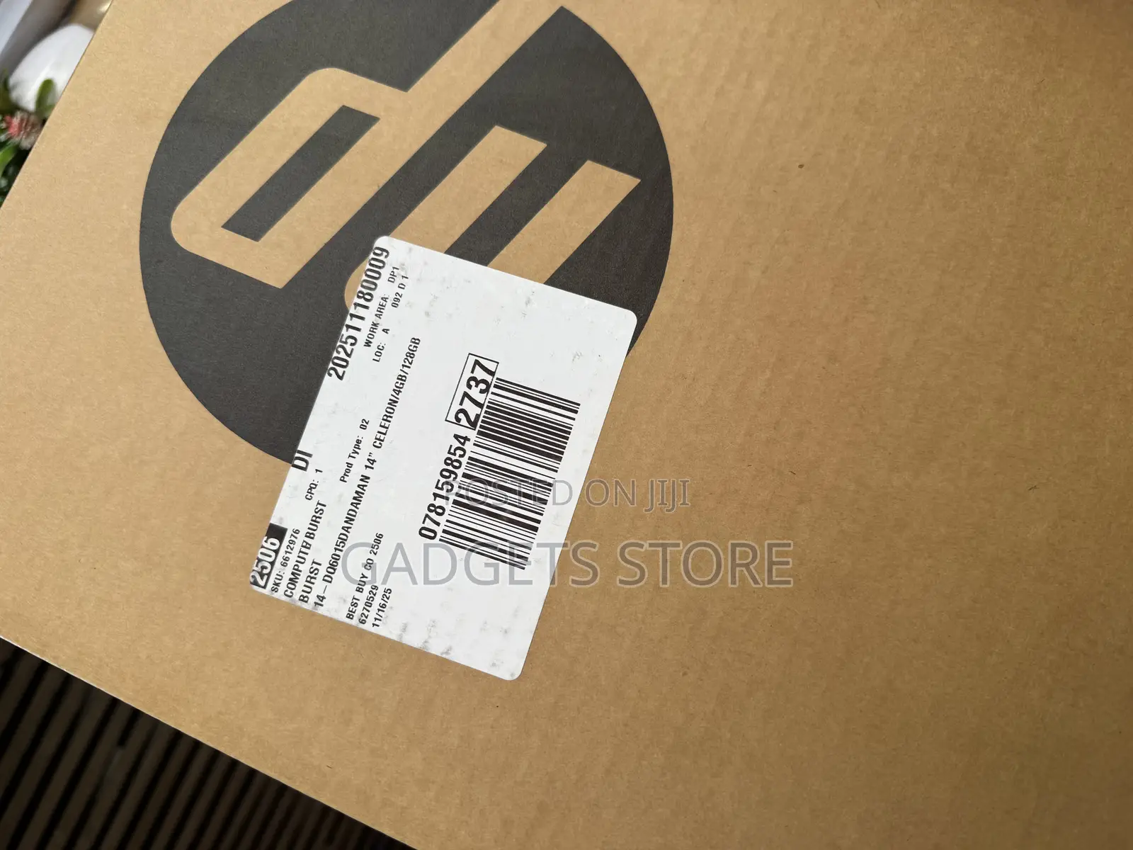 New Laptop HP 14-dq1025cl 4GB Intel SSD 128GB