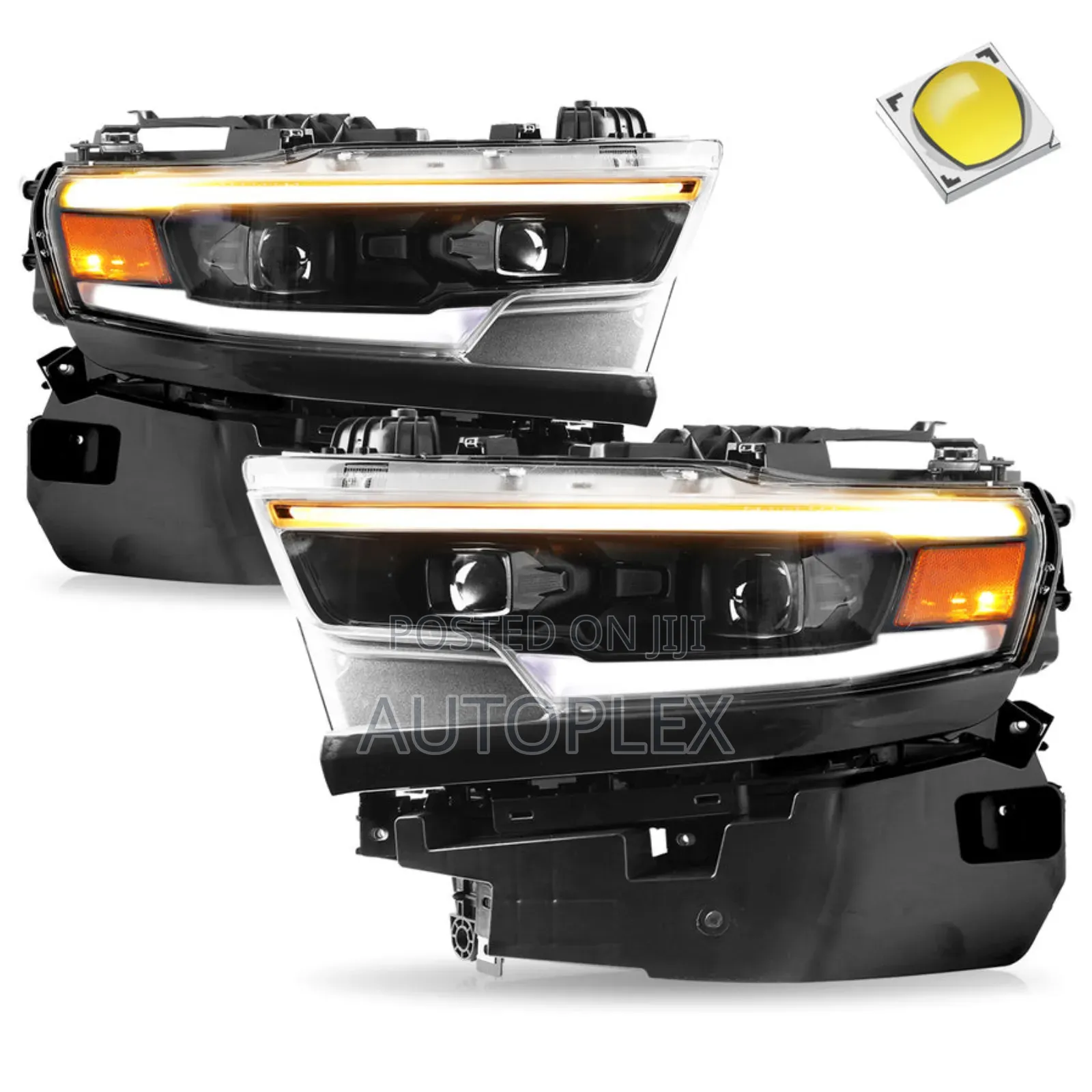Headlight Assembly Complete for 2019-2023 Dodge Ram TRX