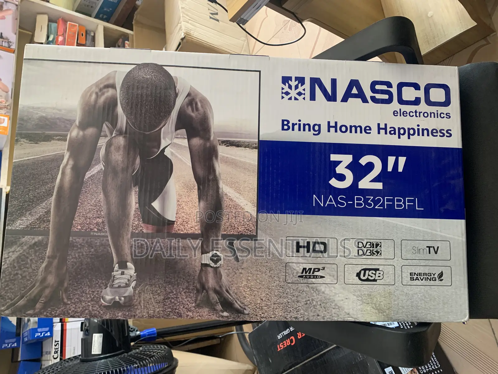 Brand New Nasco 32” Hd Tv – DVB-T2 Digital Ready