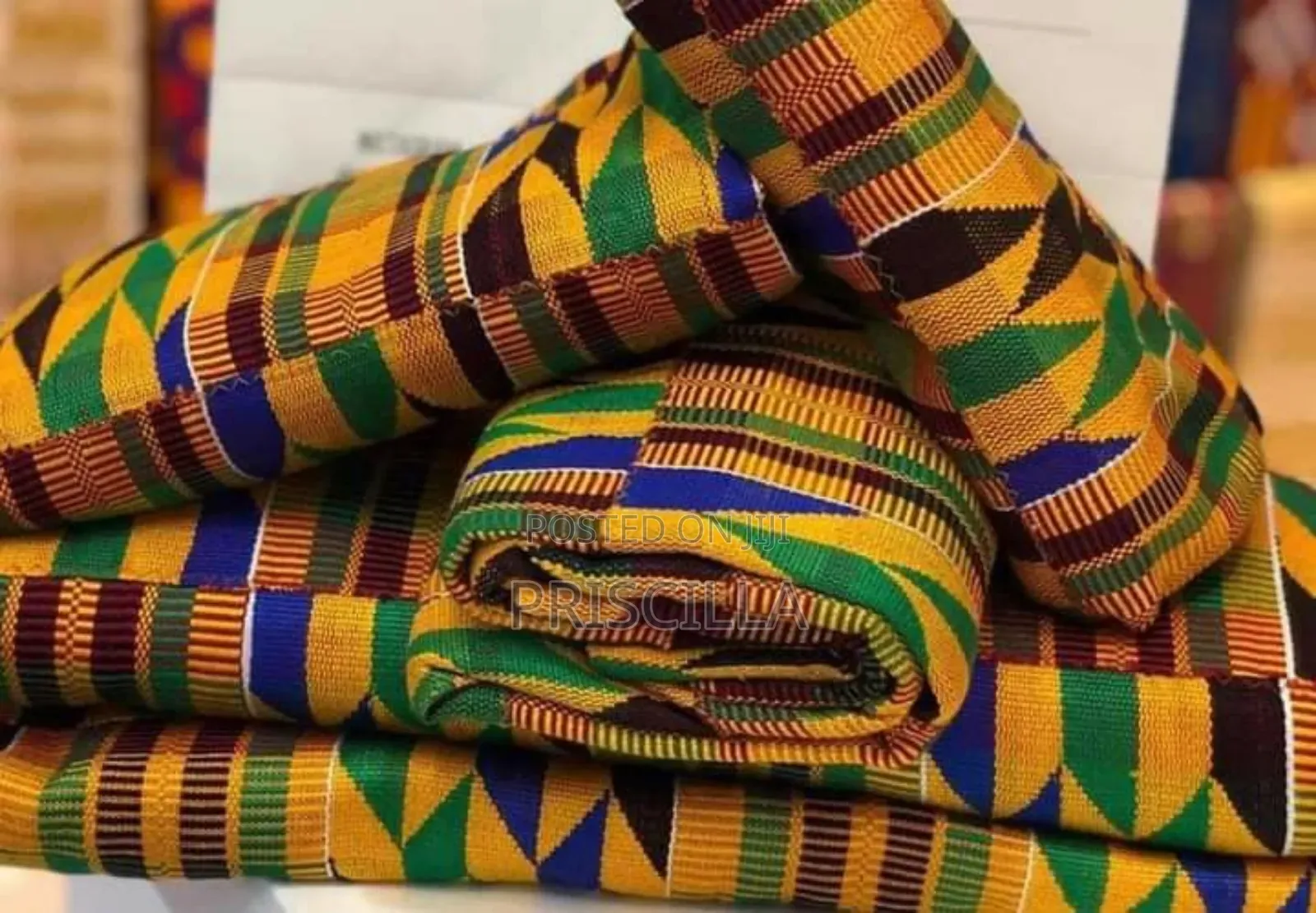 Original Bonwire Kente. Multicolour