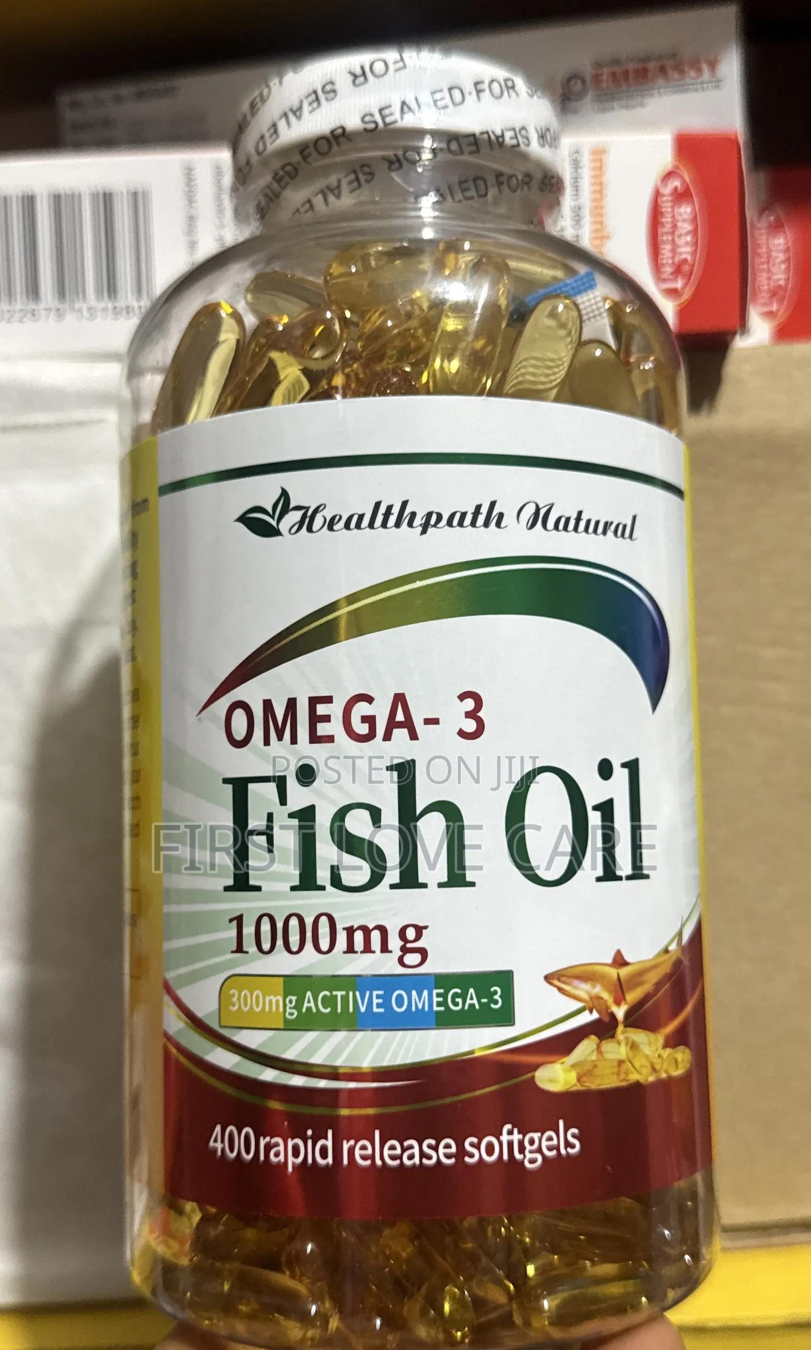 Health Path Natural Omega 3 Fish Oil 1000mg(400softgel)